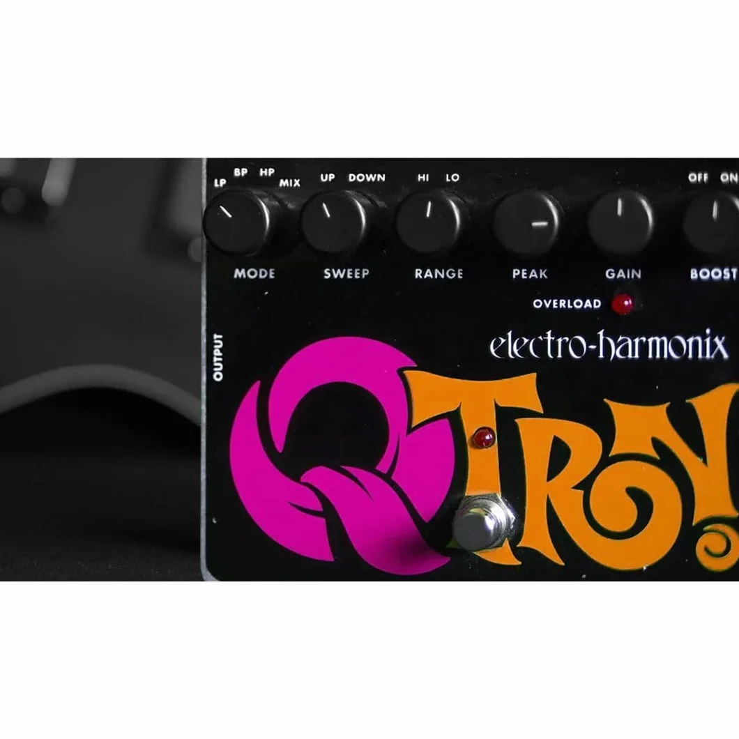 electro-harmonix Q-Tron Plus - Pedal de filtros para guitarra, color plateado