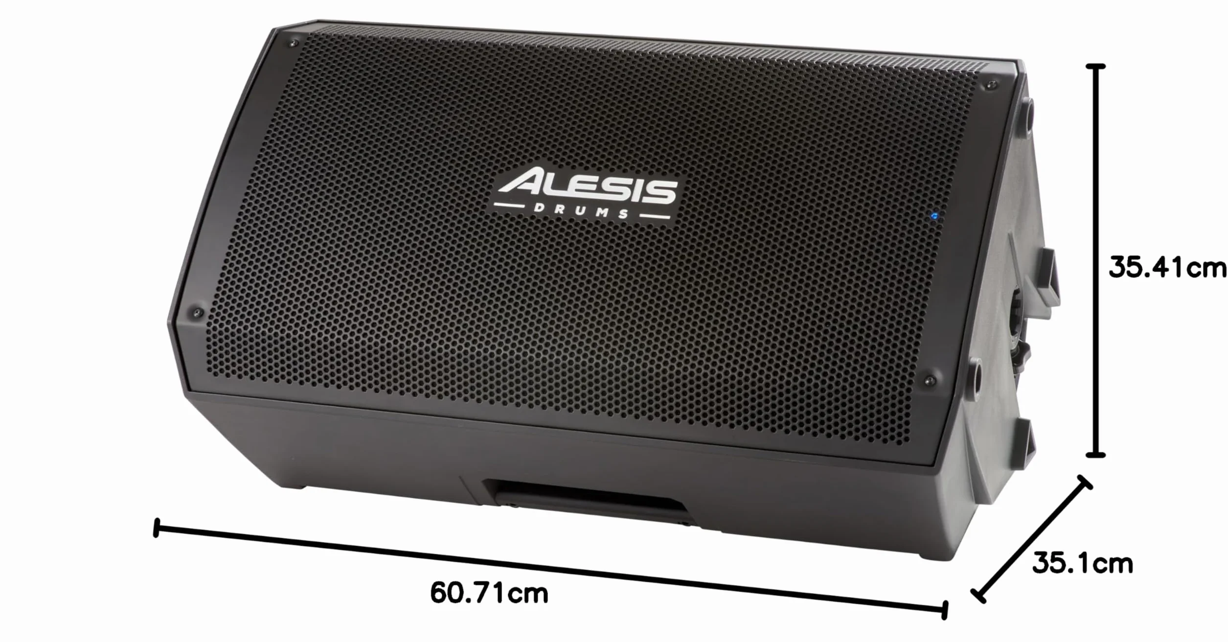 Alesis Strike Amp 12 MK2 - Altavoz Amplificador de 2500W para batería electrónica con Bluetooth, woofer 12", conmutador EQ HPF y conmutador Ground-Lift