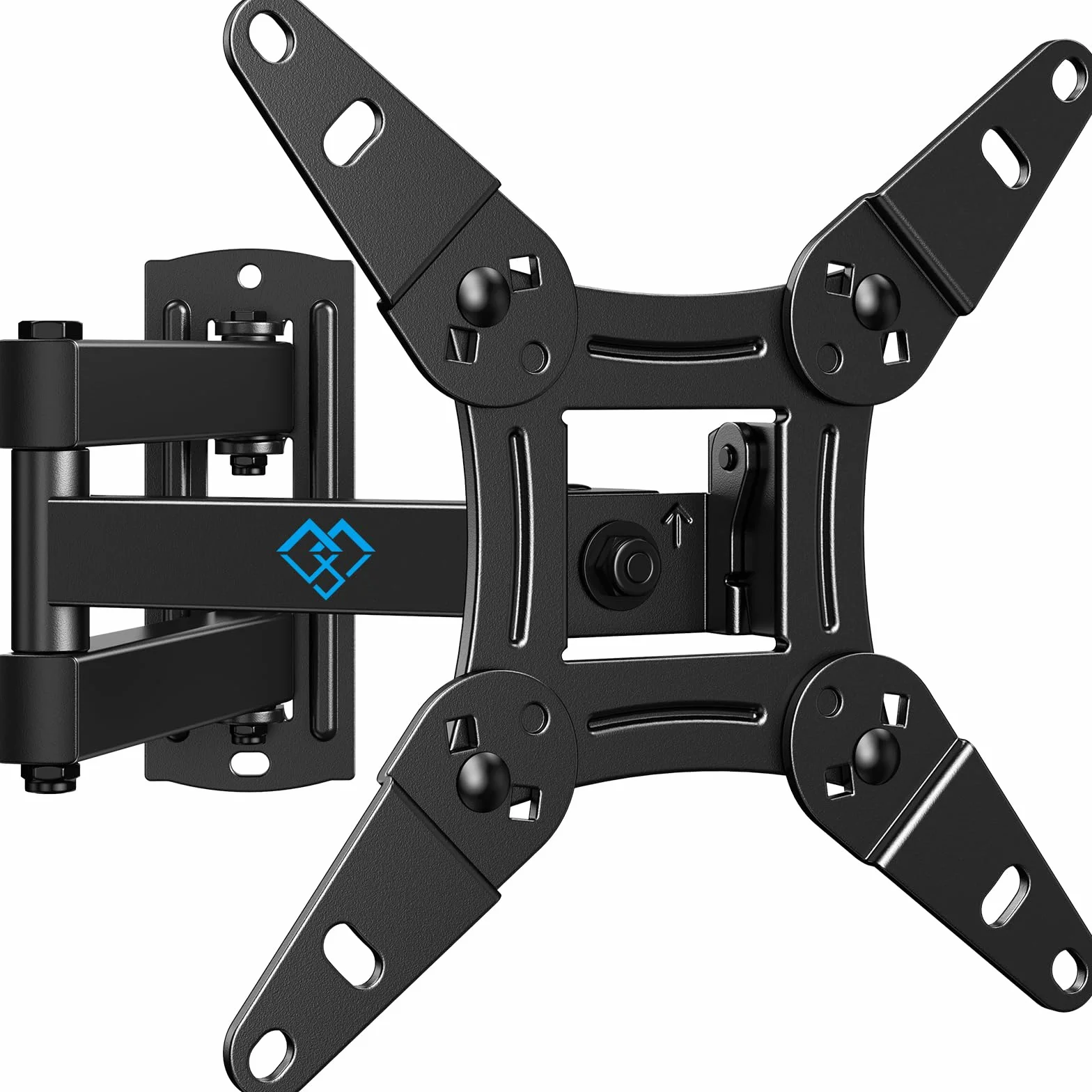 PERLESMITH Soporte TV Pared Inclinable Giratorio 360° 13-42 Pulgadas VESA 200x200mm 20kg