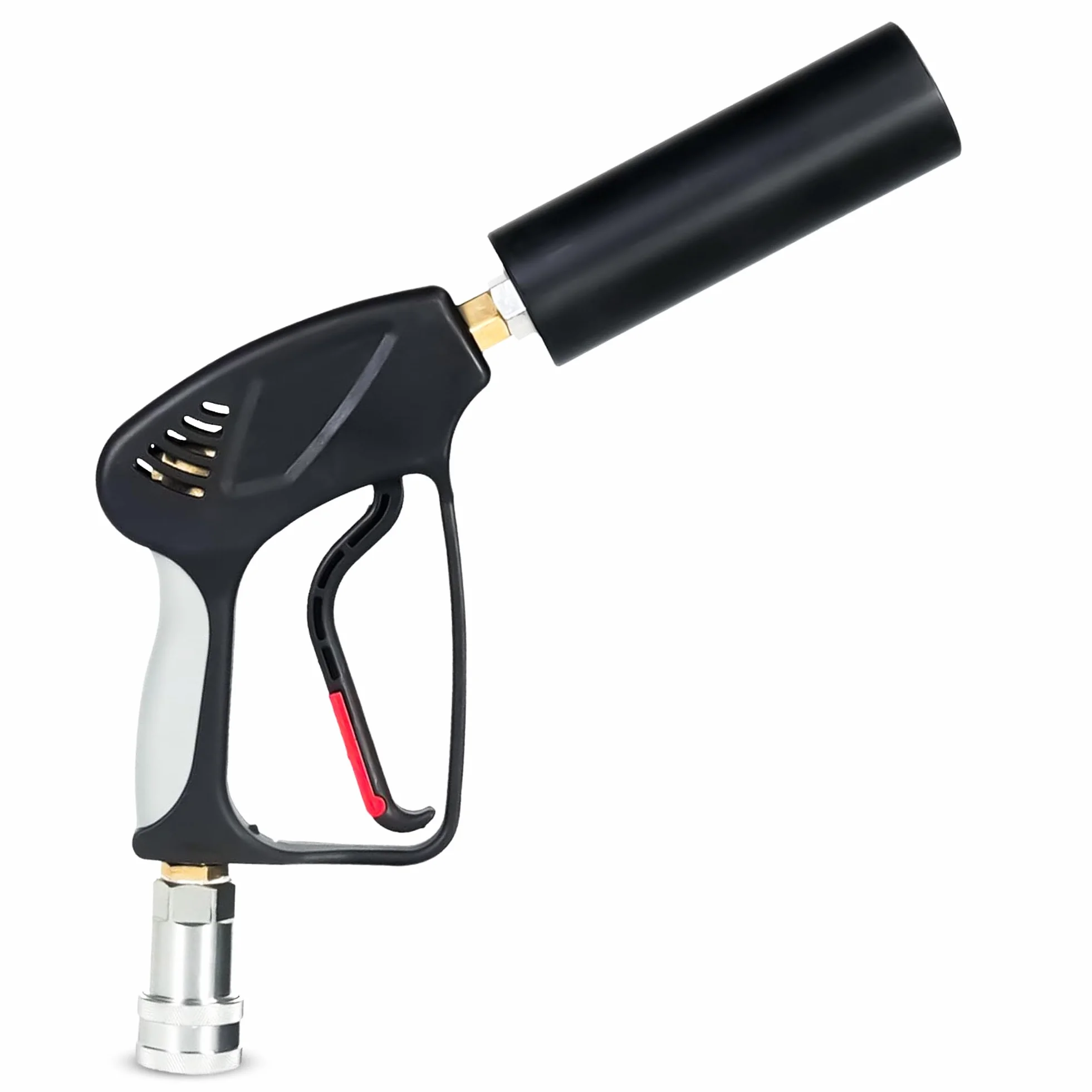 Pistola de fiesta de CO2 con alcance de 6 m, cable de 3 m + tubo de salida sin escarcha, pistola de CO2 de alta calidad, adecuada para DJ Club Stage, máquina de chorro (minipistola)