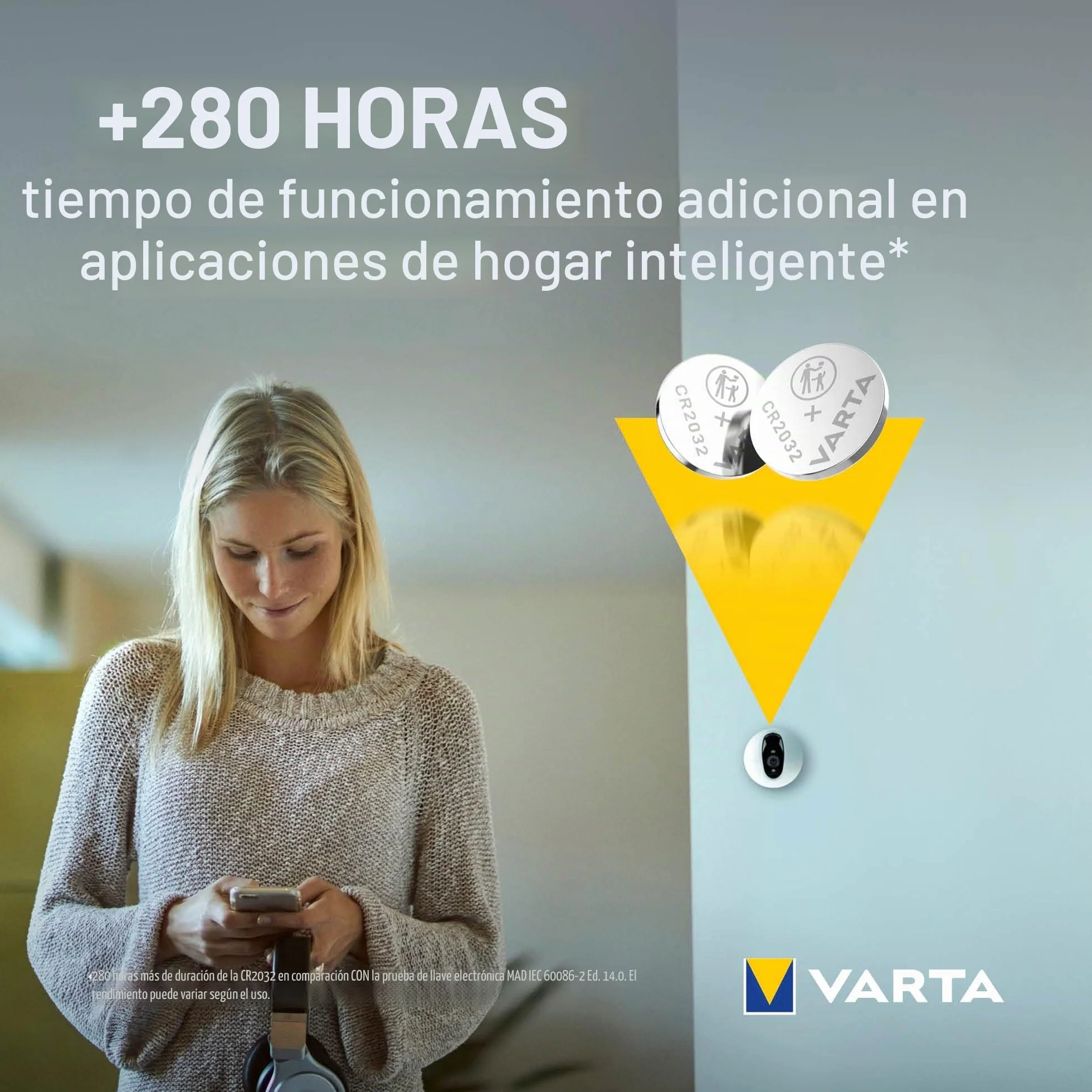 VARTA Pilas de Botón CR2032 Litio 3V Paquete de 5