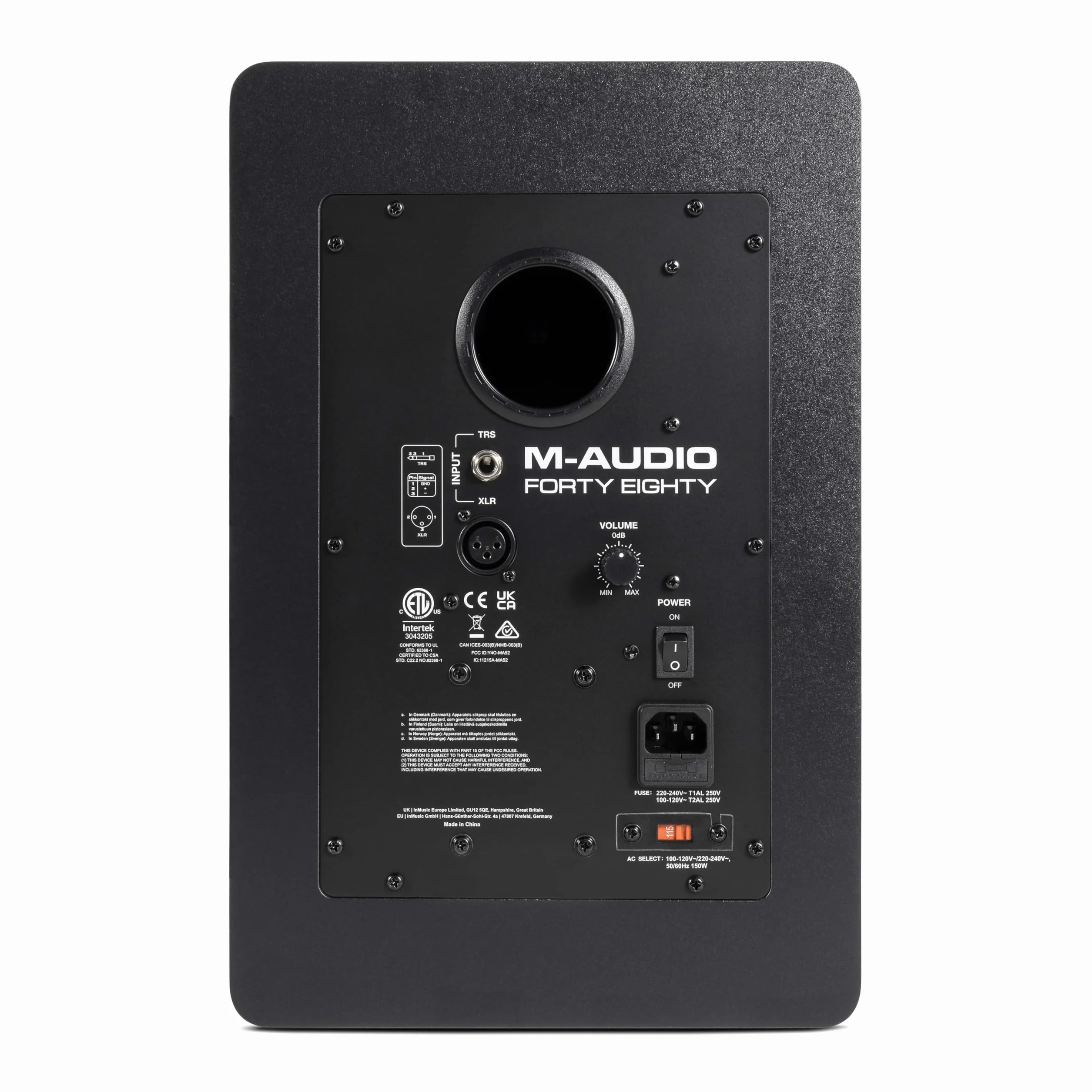 M-AUDIO Forty Eighty 8" 150W Altavoz Bluetooth Monitor de Estudio para producción y Mezcla con Crossover DSP de precisión, EQ, App de Control