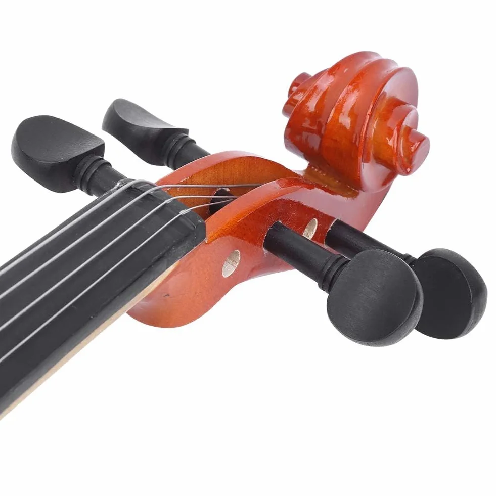 Juego de Viola de 16 Pulgadas, Viola de Madera Maciza con Puente de Colofonia de Arco de Caja para Estudiantes Principiantes