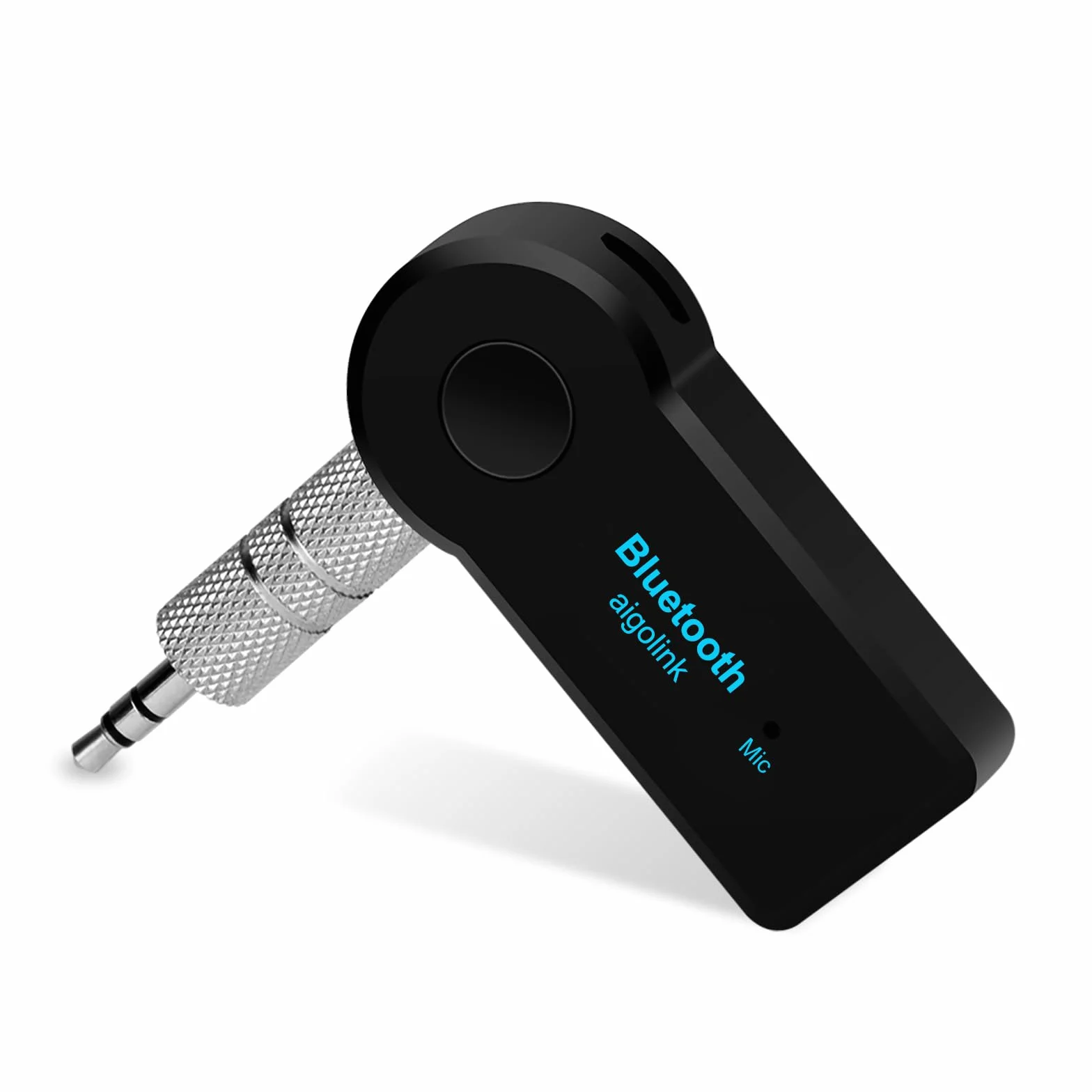 Receptor Bluetooth Jack 3.5mm, AUX Adaptador Audio Bluetooth con 8Hrs de Musica Streaming, Llamadas Manos Libres para Coche/Estéreo Domestico/Altavoz/Auriculares con Cable