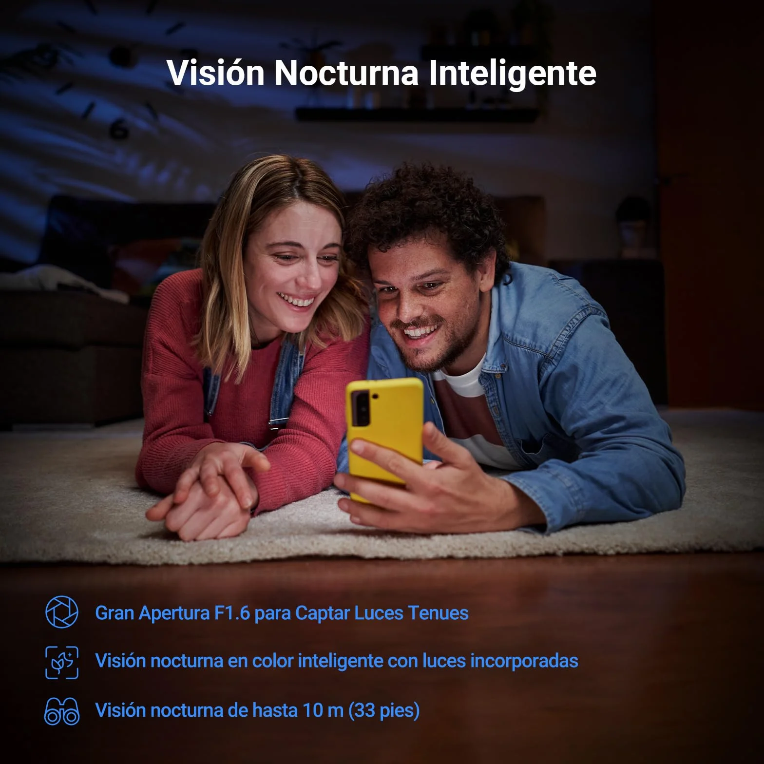 EZVIZ C6N G1 3K Cámara Vigilancia WiFi Interior 360°, Cámara IP Detección de Personas, Visión Nocturna en Color, Audio Bidireccional, Seguimiento con Zoom, Control Remoto, para bebé/Anciano/Negocio