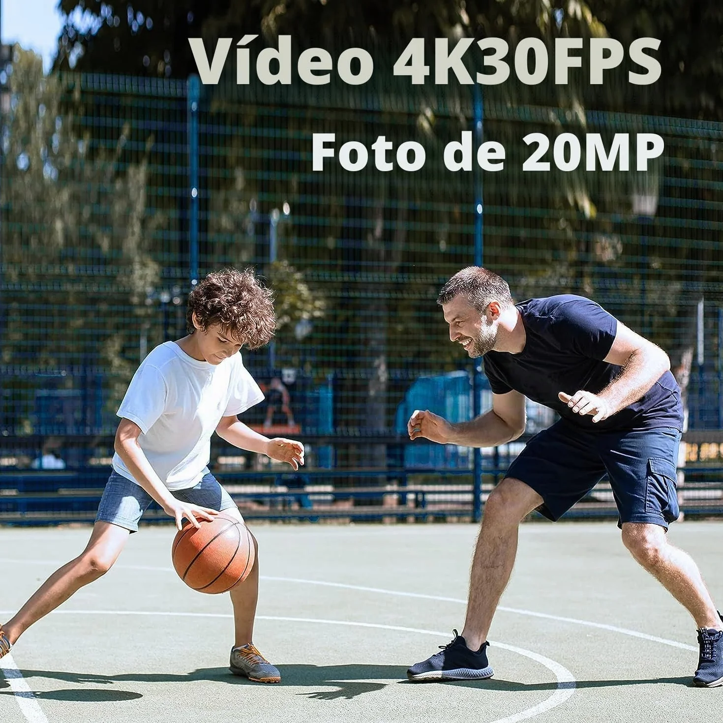 AKASO Brave 4 Pro Cámara Deportiva 4K 20MP con Tarjeta de Memoria U3 de 64GB Cámara de Acción Camara Acuatica Sumergible 40M con Dual Pantalla EIS 5X Zoom 2*1350mAh Baterías Multi Accesorios