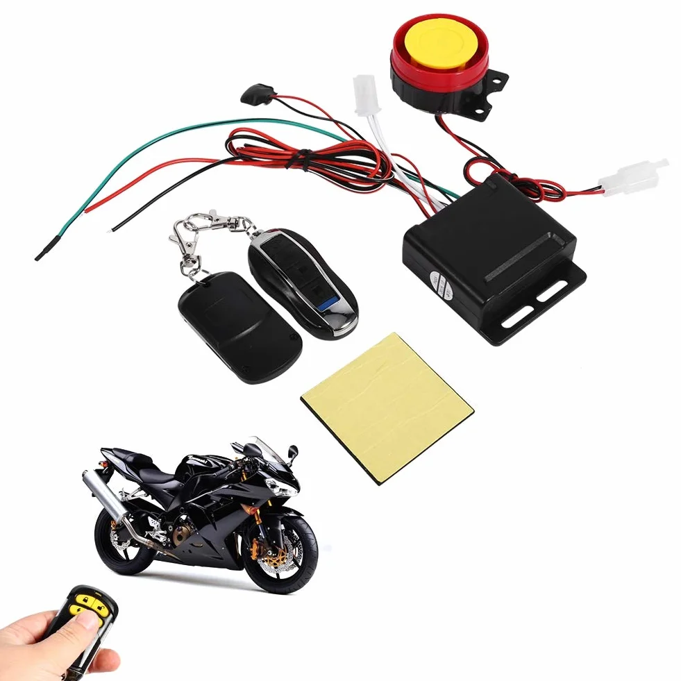 Keenso Alarmas para Motos,Alarma Moto con, de Alarma Antirrobo Alarma,125db para Motocicletas de 12V