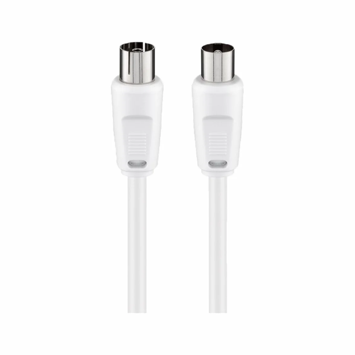 Goobay 11510AK150, 1.5m - Cable coaxial (1.5m, 1,5 m, Macho/Hembra, Blanco)