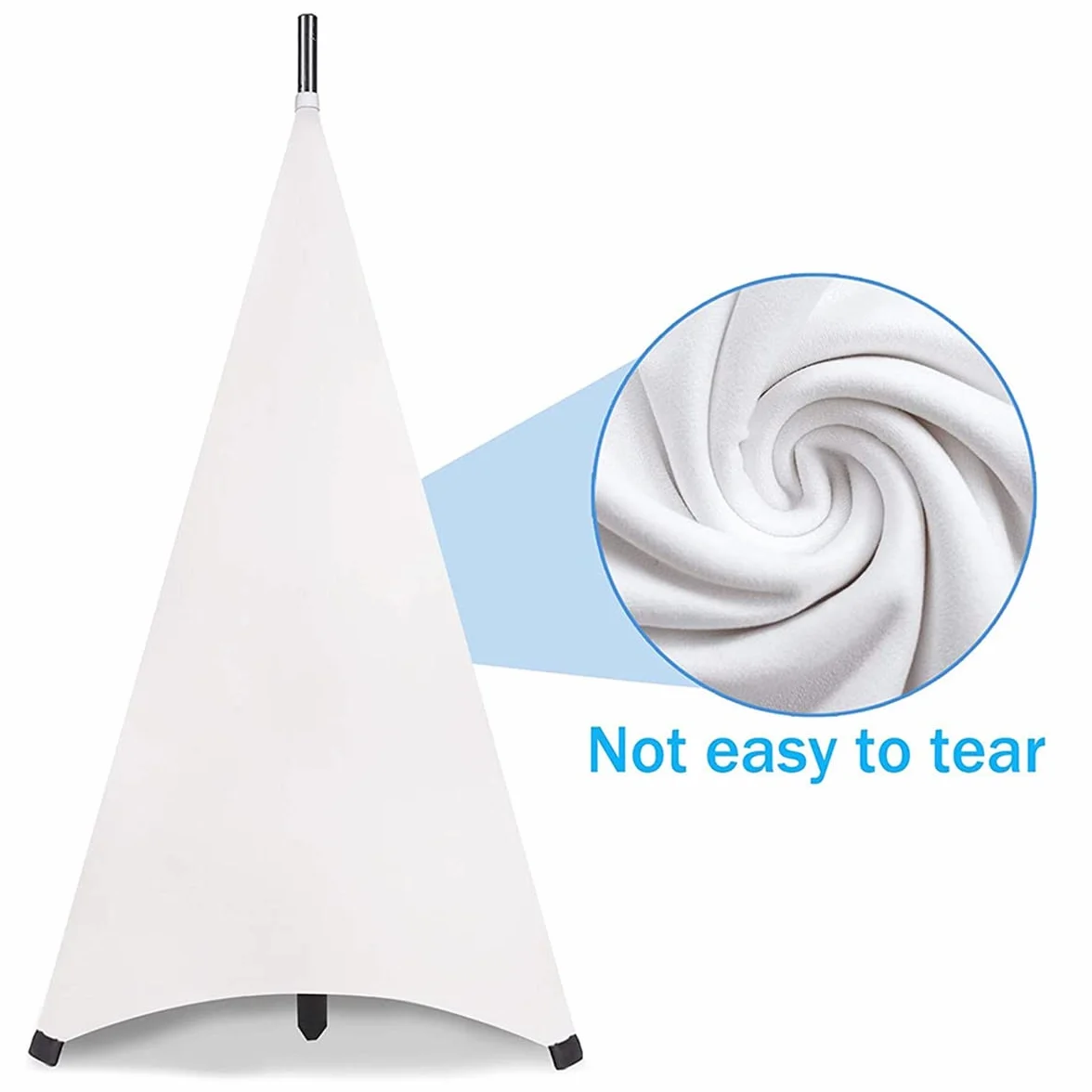 Cubierta Universal para Soporte de Altavoz con Luz para DJ, Soporte de TríPode de Doble Cara, Cubierta de, Material Estirable, 2 Piezas
