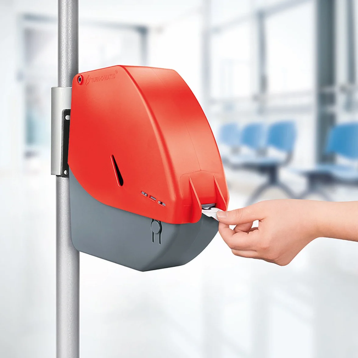 Meto Turn-O-Matic sistema de colas indicador LED tres dígitos 1 sistema de llamada