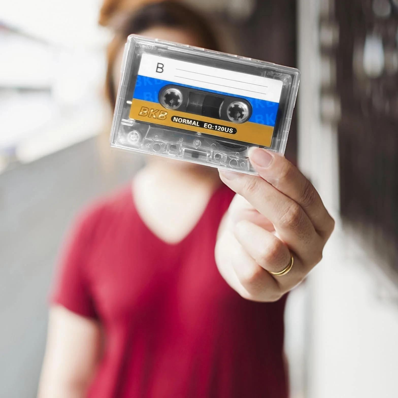 Casetes de Audio Vacíos 60 Min Bajo Ruido, 10 Unidades para Grabar Conferencias