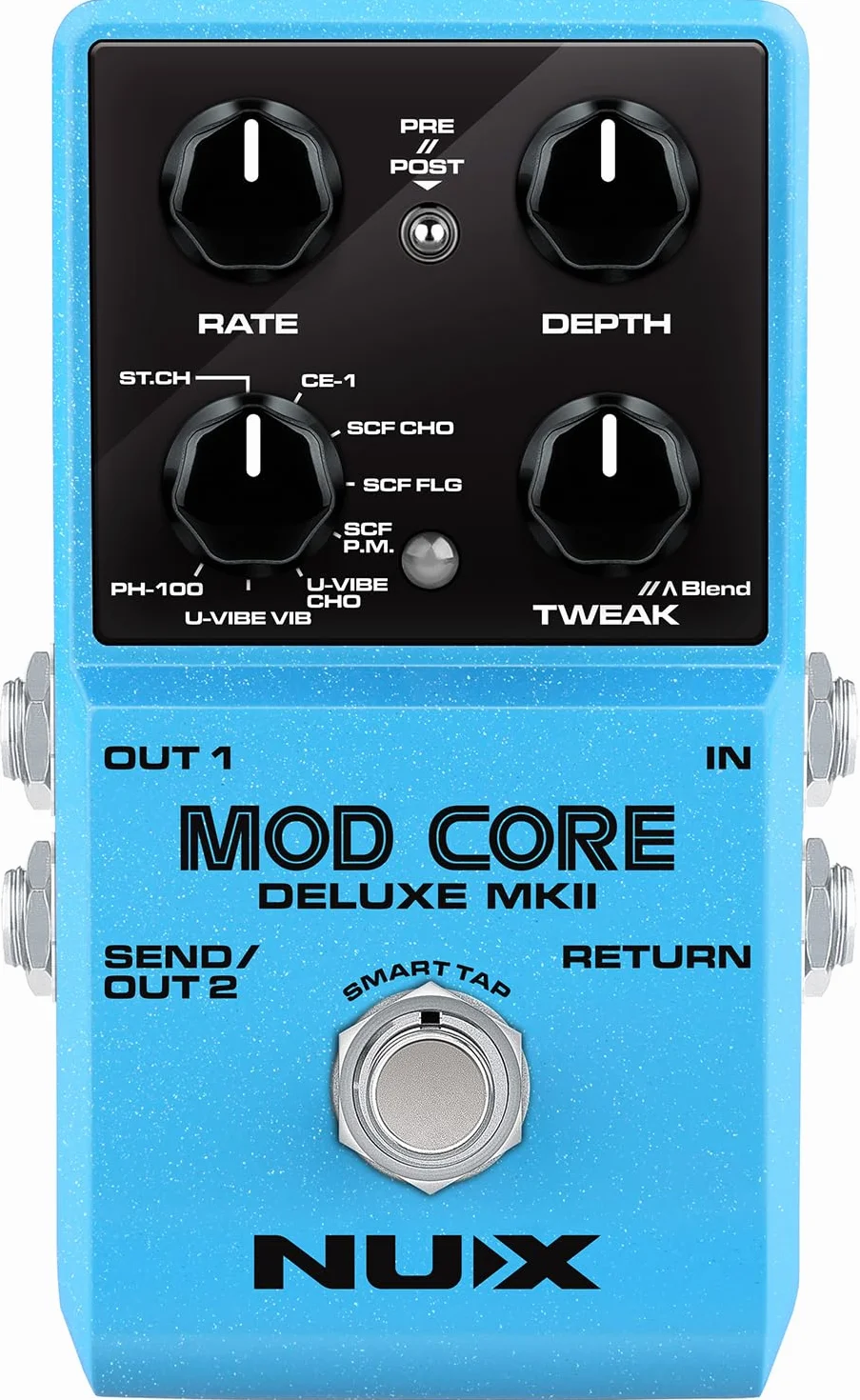 NU-X | Pedal Mod Core Deluxe mkII con nuevos modelos de efectos, opciones de señal y enrutamiento