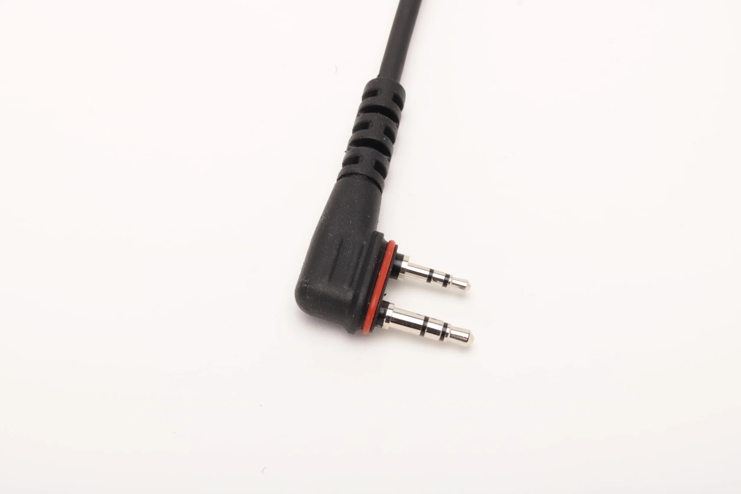Wirenest Cable adaptador de auriculares de aviación, repuesto para Icom OPC-2379 / OPC-499 - Adaptador GA de doble enchufe con conector PTT de 3,5 mm y sello de goma para radios Icom IC-A3 A6 A14 A22