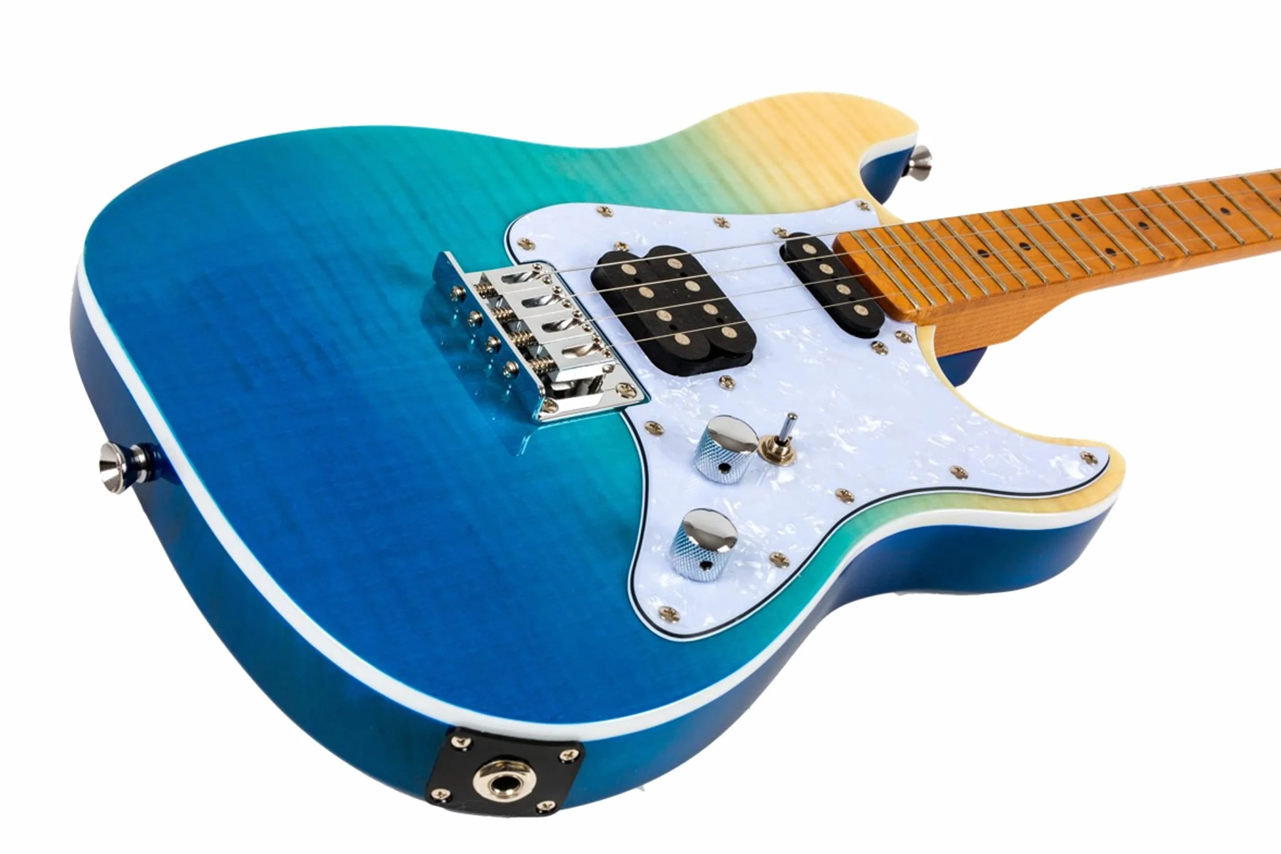 Pathfinder Tenor - Ukelele eléctrico, Color Azul