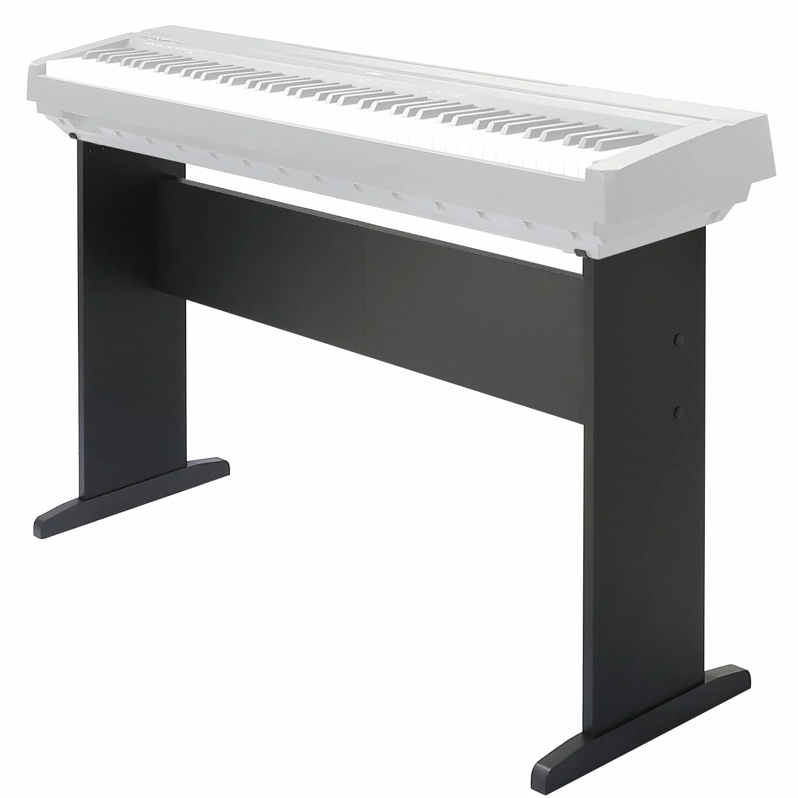 Soporte universal para teclado de piano de 76/88 teclas, soporte de madera compatible con YMH P Series, CSO PX Series, RLD FP Series, teclados de pianos digitales 2 en 1 (negro, M)