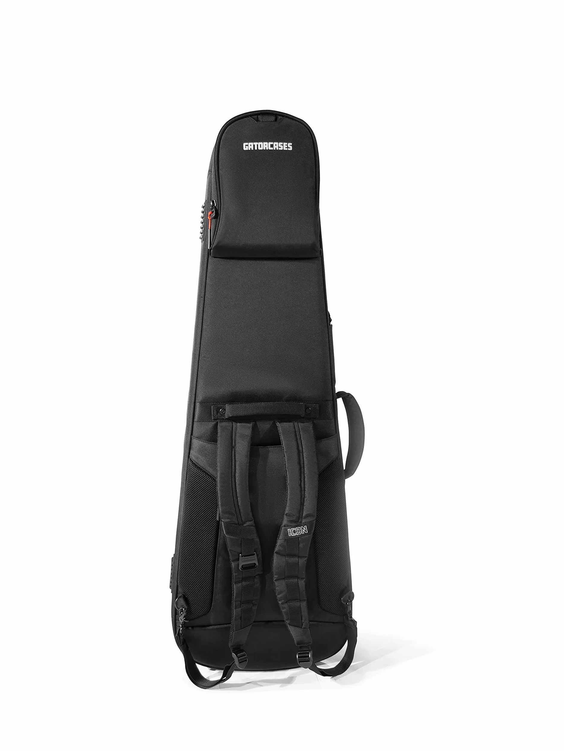 Gator Cases ICON Series Premium Gig Bag resistente a la intemperie para guitarras eléctricas con cremallera TSA; Negro (G-ICONELECTRIC)