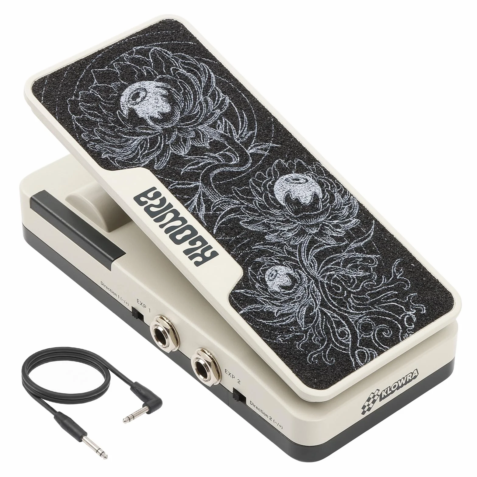 x Hotone Mantra Dual Expression Pedal de Volumen Pasivo EXP 2 en 1 con cable TRS