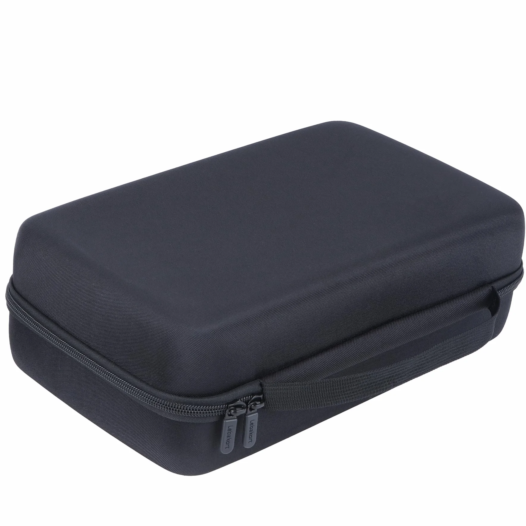 Lebakort Duro Viajar Caja Estuche Funda para Yoton 12,5"/YOOHOO 12,5"/GOnavidio 12"/Arafuna 12-12,5" /DBPOWER 12-12,5 "/WONNIE 12,5"/ieGeek 12,5" Reproductor de DVD portátil (Negro)