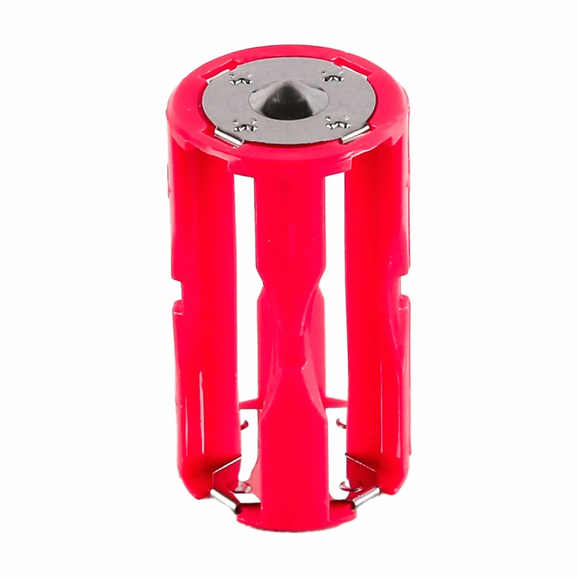Paquete de 5 Cajas de Soporte para adaptadores y convertidores de batería en Paralelo de tamaño 4 AAA a C, para TV, vídeo, Audio doméstico, Caja de Almacenamiento de batería (2,6 x 4,8 cm)