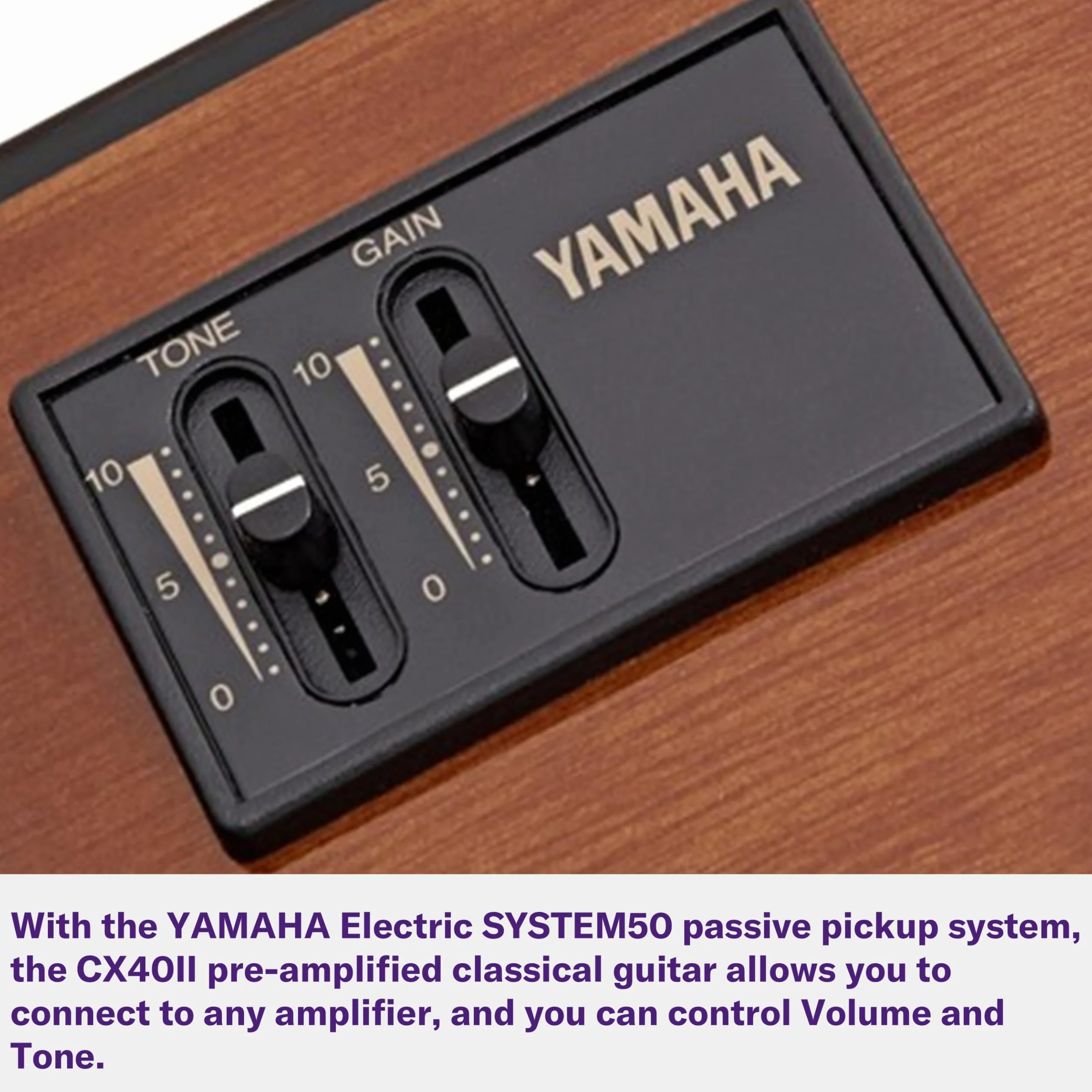 Yamaha CX40 II - Tapa de pícea