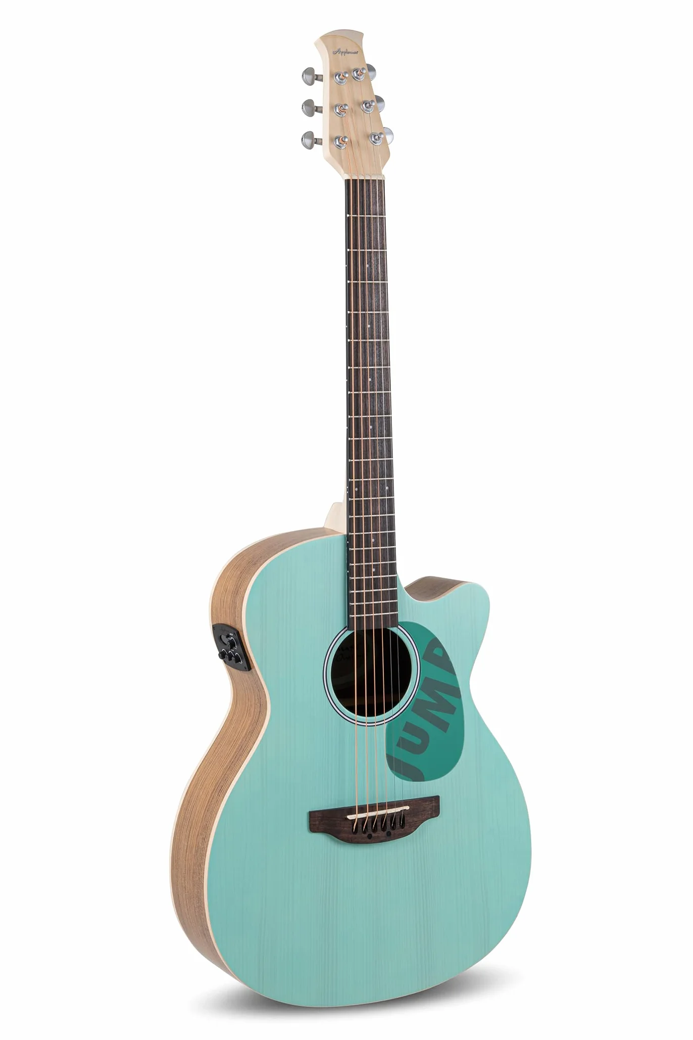 Applause Guitarra acústica eléctrica Jump OM Cutaway Electro Celeste AEO-69-T