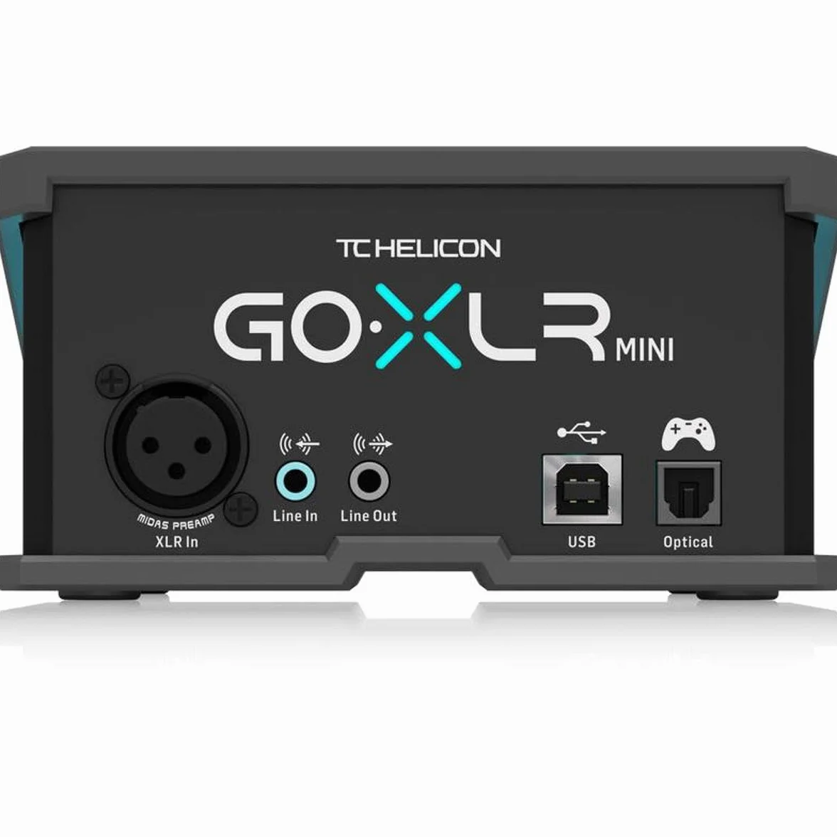 TC Helicon Mezclador de transmisión en línea GoXLR MINI con interfaz USB/audio y preamplificador Midas, solo compatible con PC