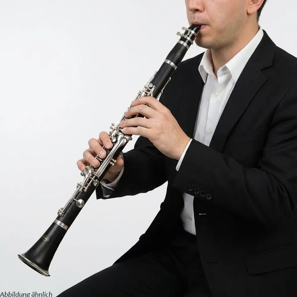 TKB-177 Clarinete en Sib - Ebonita - Sistema Boehm - 17 Llaves argentadas – Con boquilla & Estuche acolchado