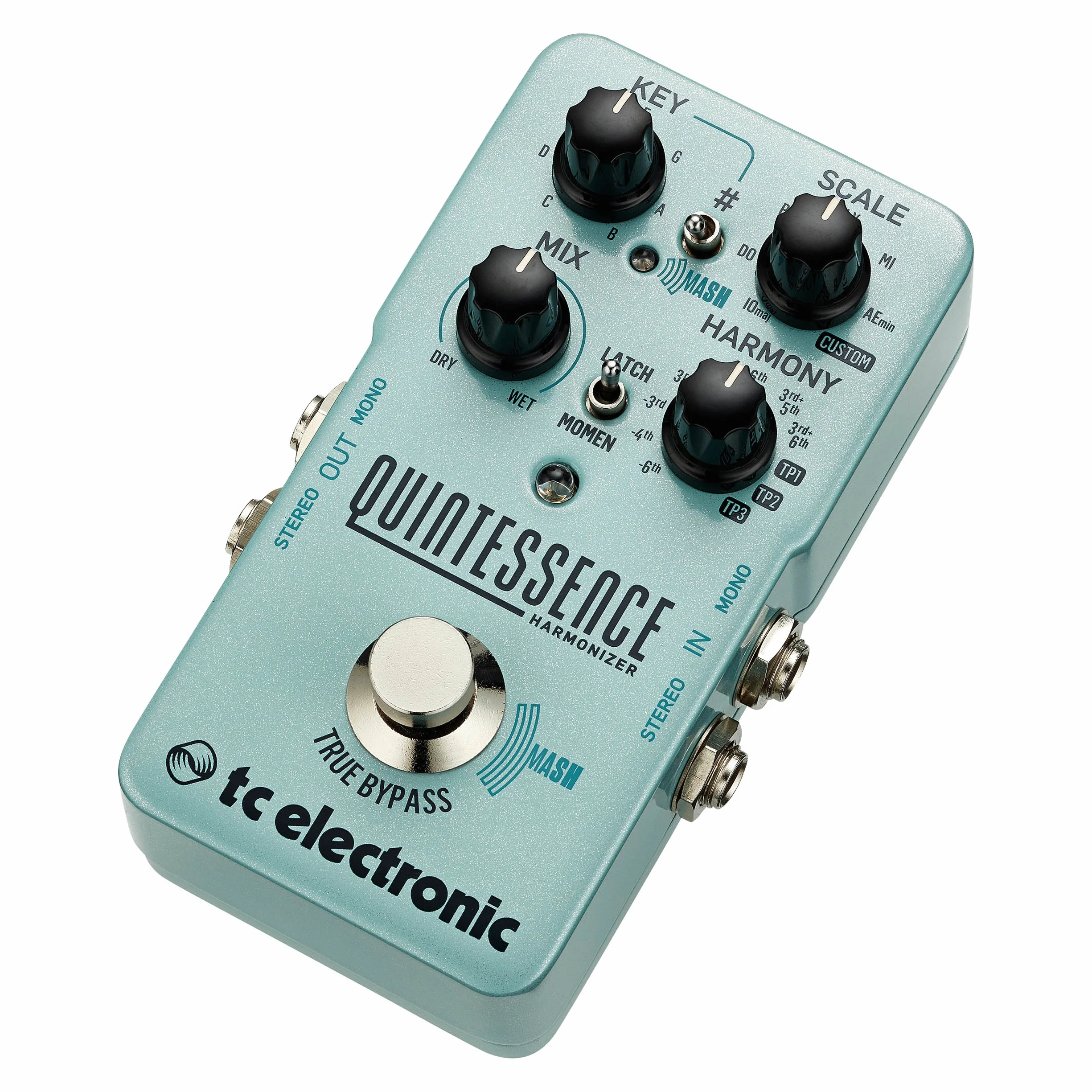 TC Electronic QUINTESSENCE HARMONY Excepcional armonizador inteligente de doble voz con interruptor de pie MASH innovador