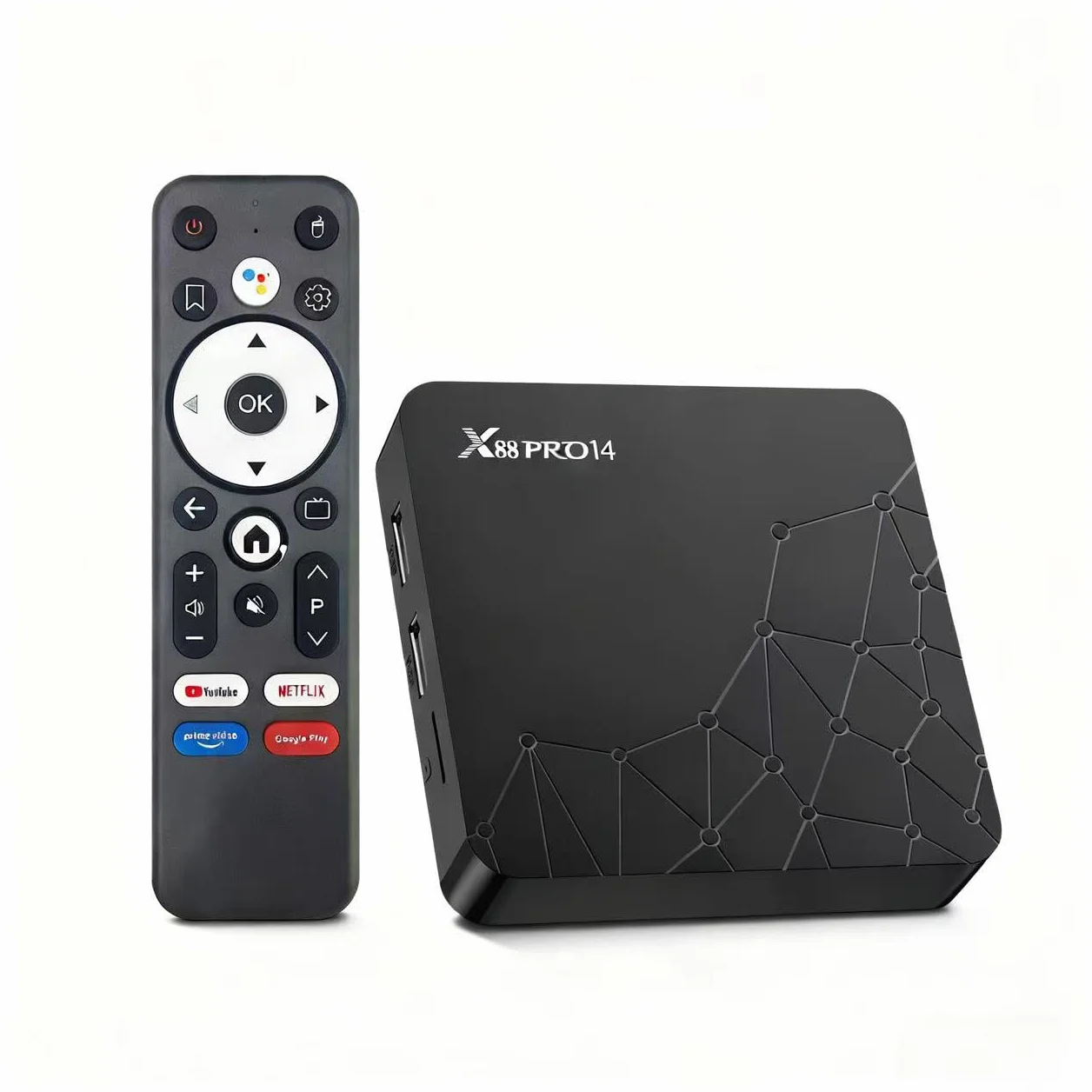 Android TV Box 14.0 2nd Gen 2GB RAM 32GB WiFi6 Bluetooth 5.0 HDR10 HD 8K Ethernet HDMI 2.0 Smart TV Box