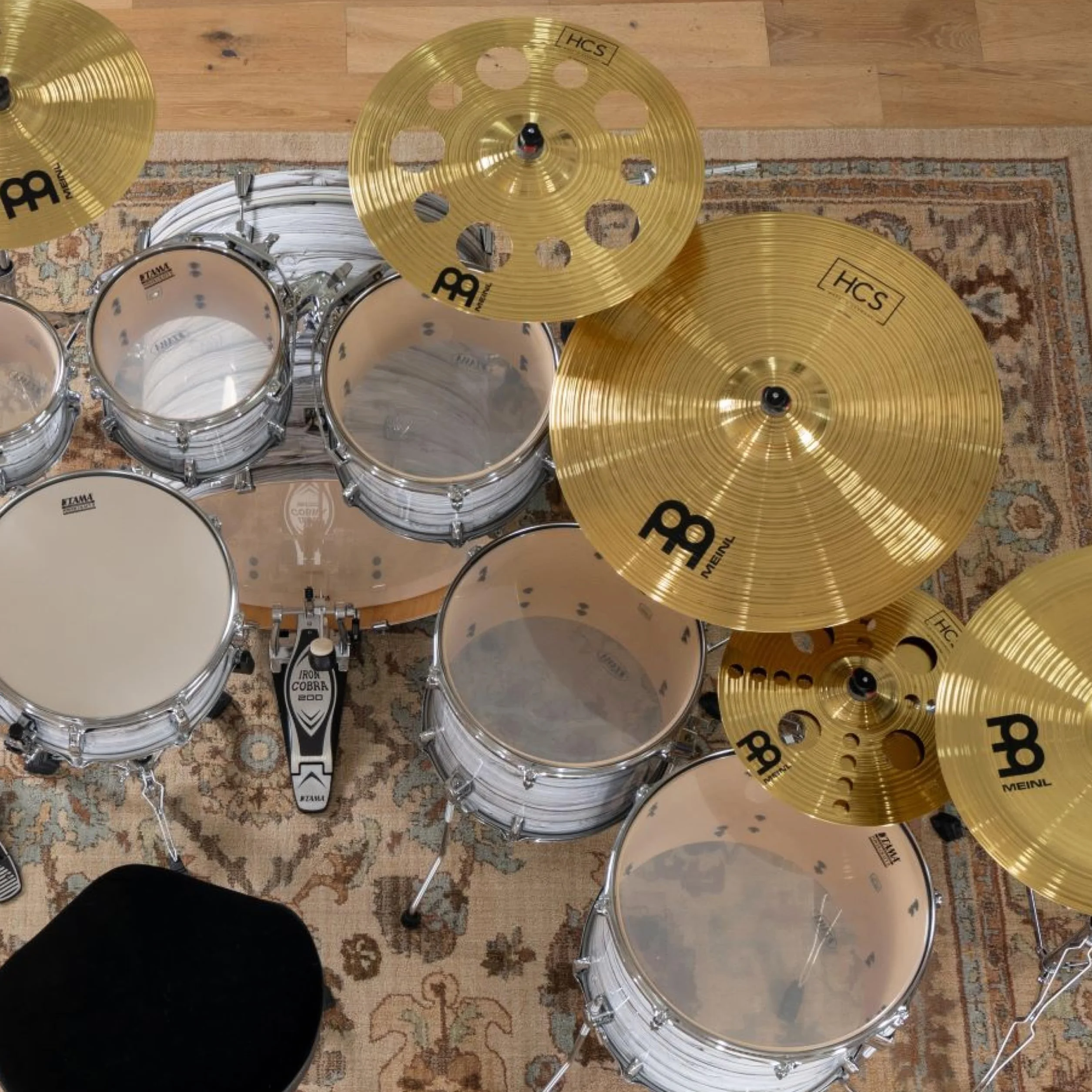 Meinl Cymbals HCS Plato Ride de 22 pulgadas (55,88cm) Platillos de Batería – Latón, Acabado Tradicional (HCS22R)
