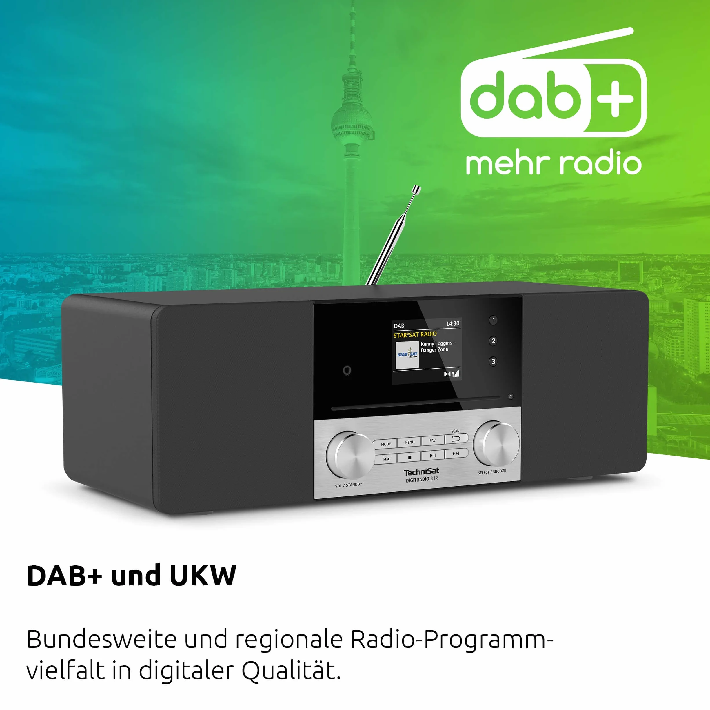 Technisat DigitRadio 3 IR nero/argento