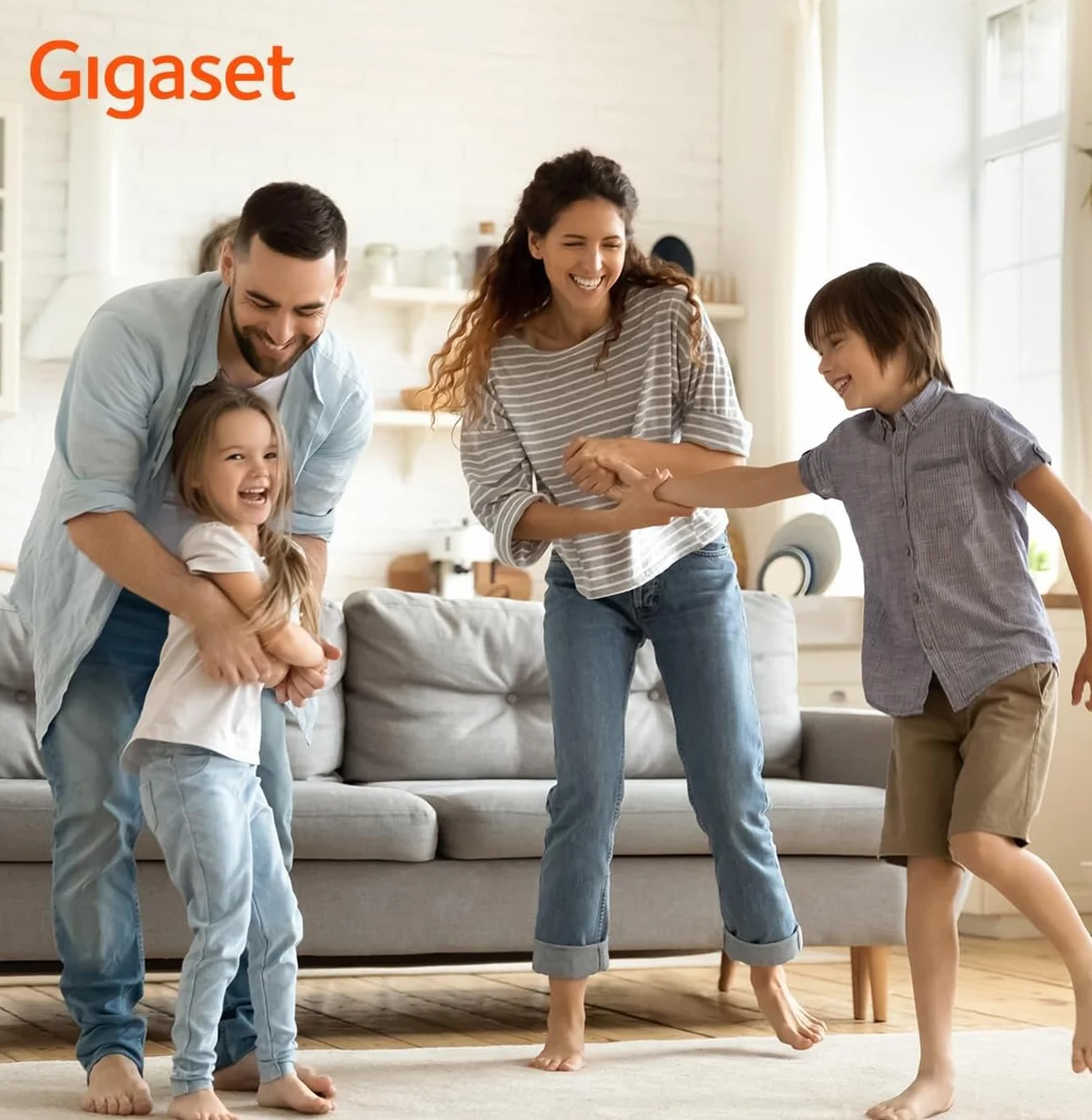 Gigaset A690 Trio Teléfonos DECT Inalámbrico Pantalla Gráfica Blanco y Negro Iluminada Gran Autonomía Negro