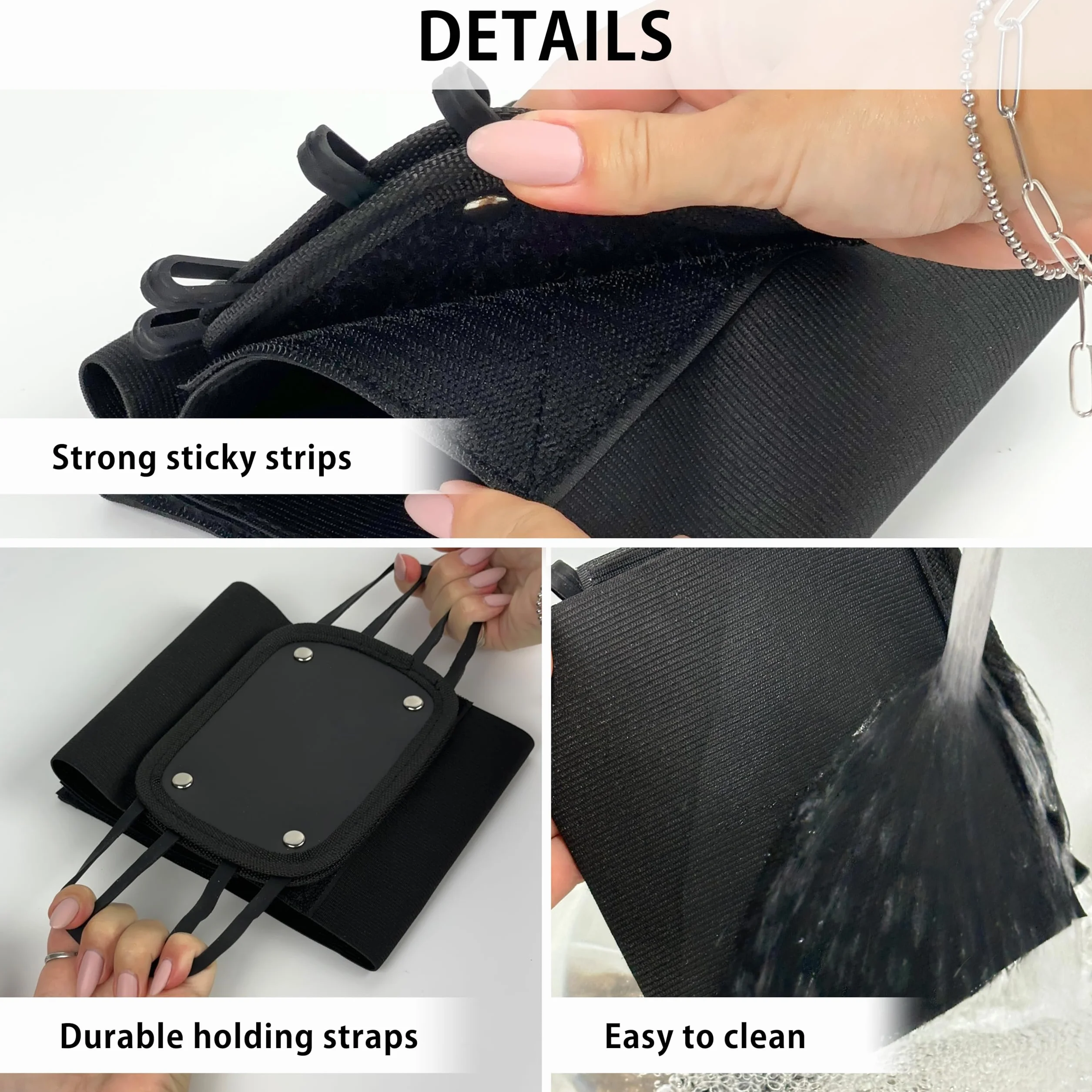 MyGadget Soporte Tablet para Reposacabezas de Coche - Compatible con Tableta de 7 a 11 Pulgadas - Stand para iPad, Kindle Fire, etc - Negro