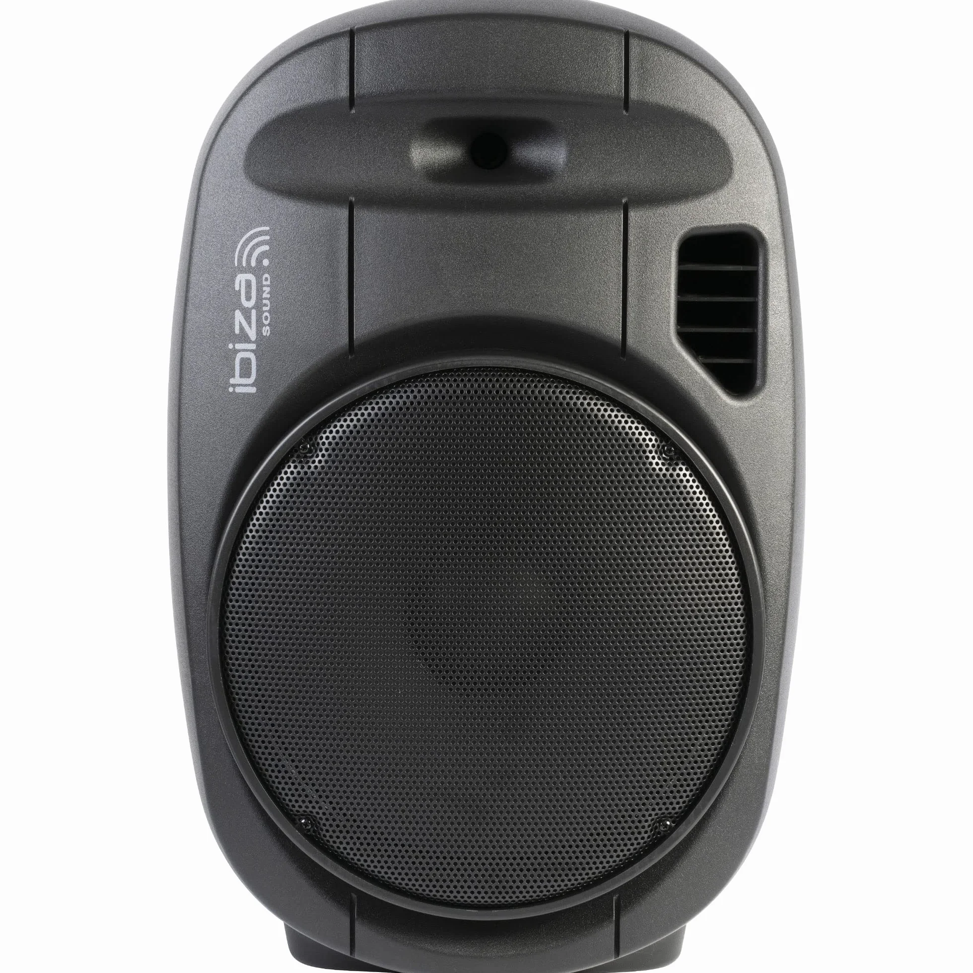 Ibiza - PORT15UHF-MKII-TWS - Altavoz portátil 15"/800W MAX con 2 micrófonos (UHF), Mando a Distancia y Funda Protectora - Bluetooth, USB, SD & TWS - 6 a 8h de autonomía