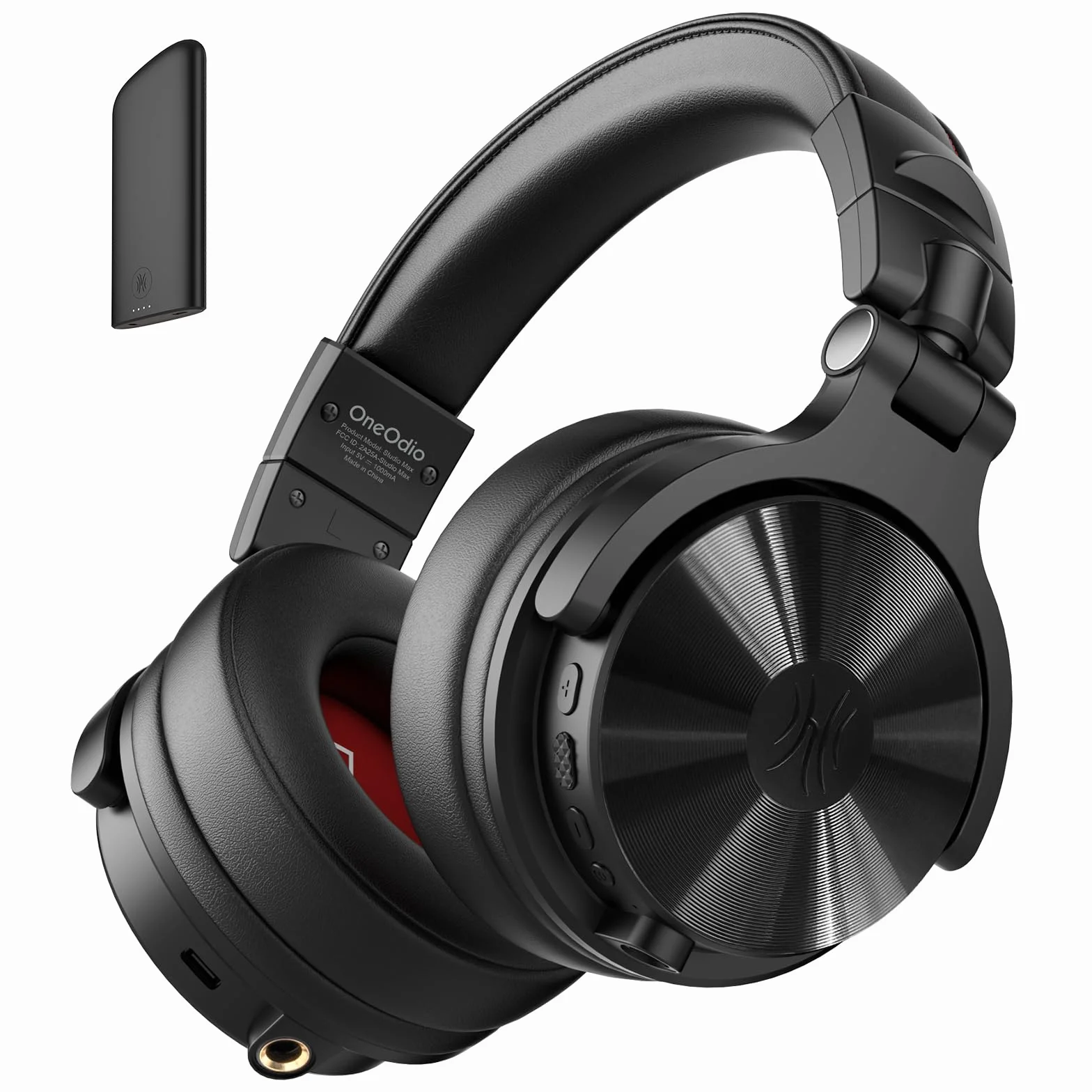 OneOdio Studio MAX 1 Auriculares DJ Inalámbricos, 120H Autonomía, Audio Hi-Res/LDAC, 20ms Baja Latencia, Conexión Dongle/Bluetooth 5.3/3,5 mm/6,35 mm para Monitores, Guitarra, Teclado y Podcast