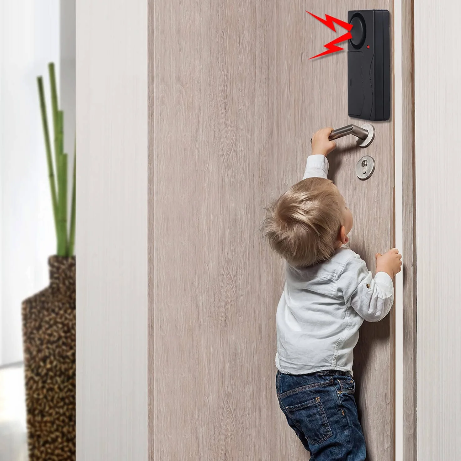 Mengshen Alarma Antirrobo para Bicicleta Alarma Seguridad Vibración Sensor Movimiento Sistema Alarma Seguridad para E-Bike Bicicleta Puerta Ventana Coche 110dB Loud (2 Mando a Distancia Incluido)