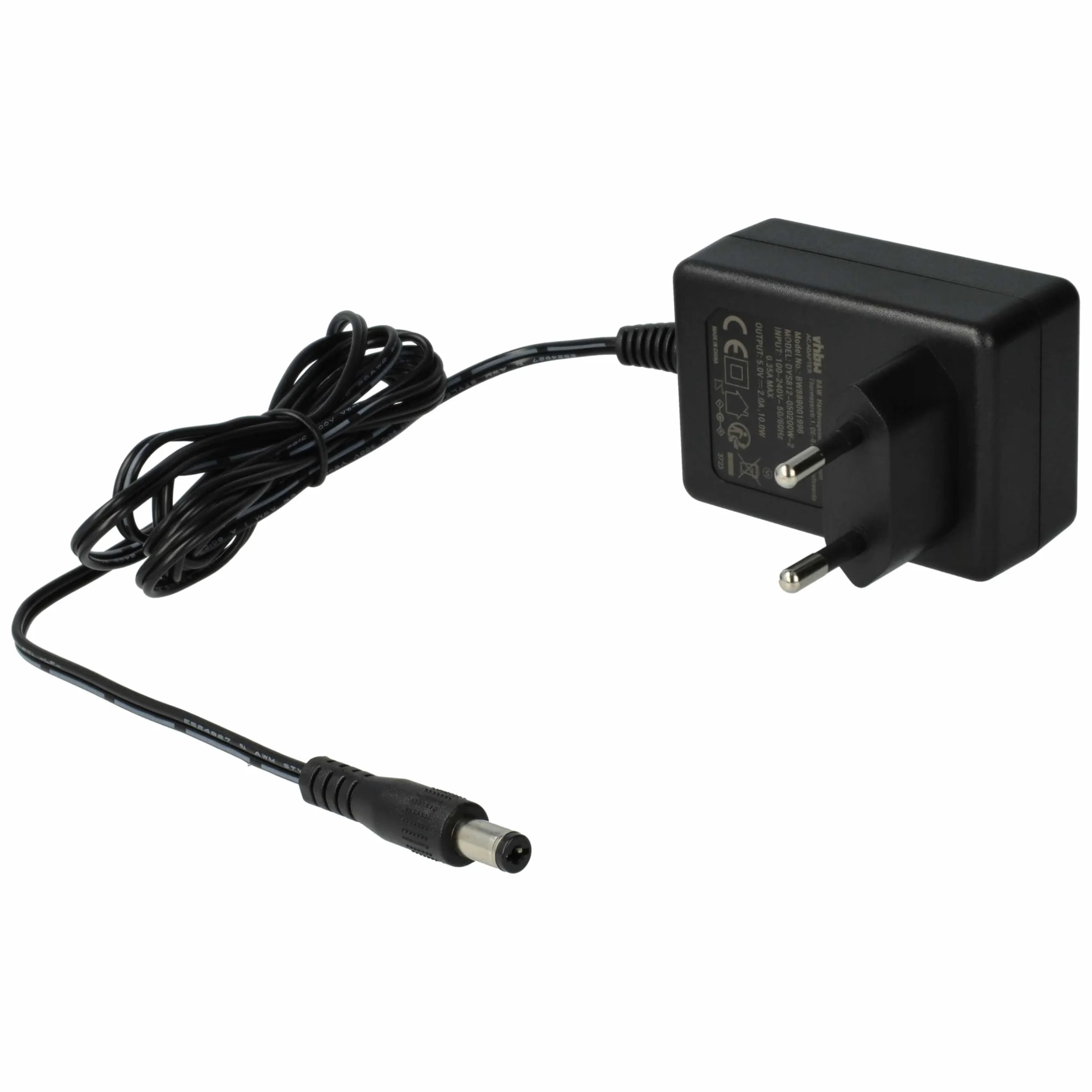 vhbw Fuente alimentación Compatible con Yealink SIP-T42, CP860, EXP40, SIP-T41, SIP-T29, SIP-T31P teléfono Fijo - 150 cm