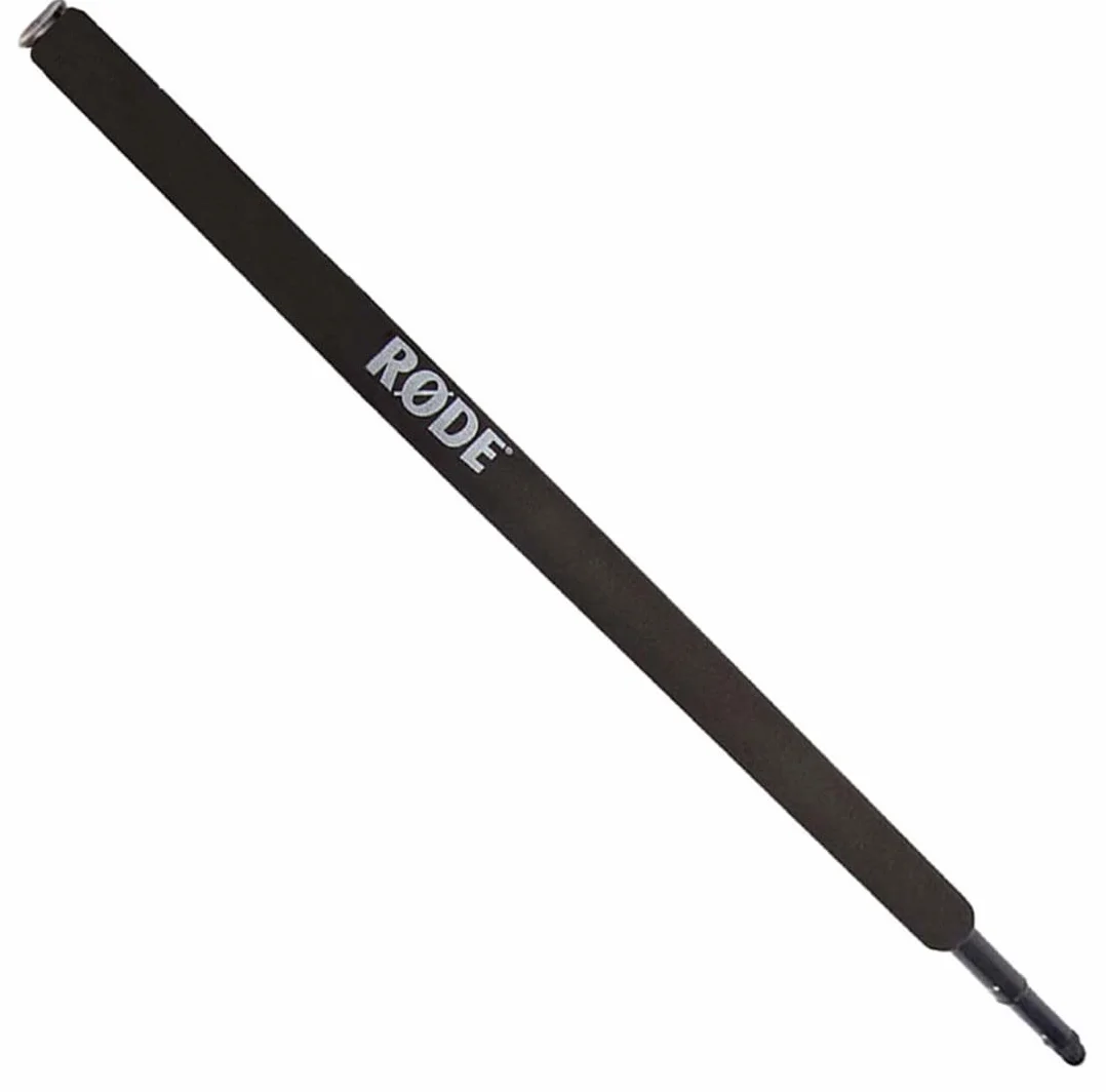 RODE Micro BoomPole - Micrófono telescópico, 2 m + adaptador pivot RODE 3/8" para montaje en trípode o tono
