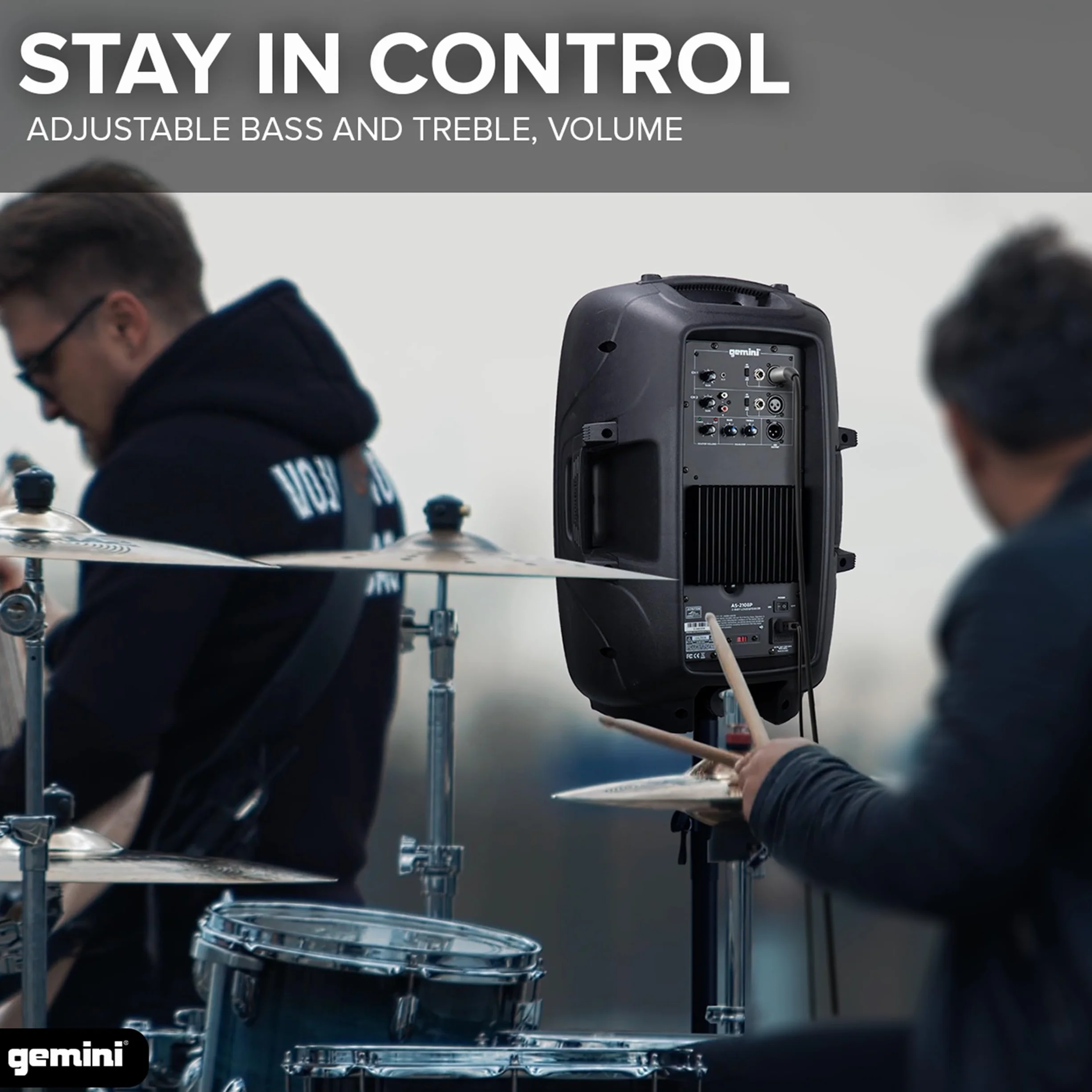Gemini AS-2108P: 500 Watt Active 8” Loudspeaker