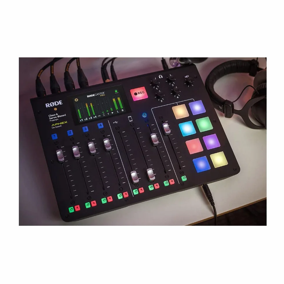 RØDE RØDECaster Pro, solución de producción todo en uno para podcasts