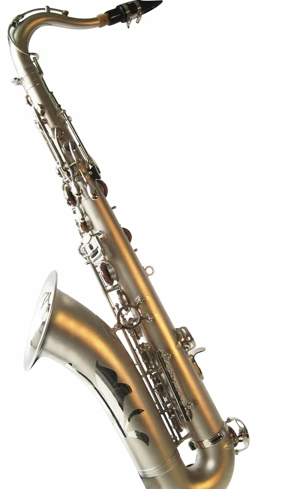 Symphony WESTERWALD - Saxofón tenor, saxofón tenor, níquel mate, incluye estuche rígido y accesorios