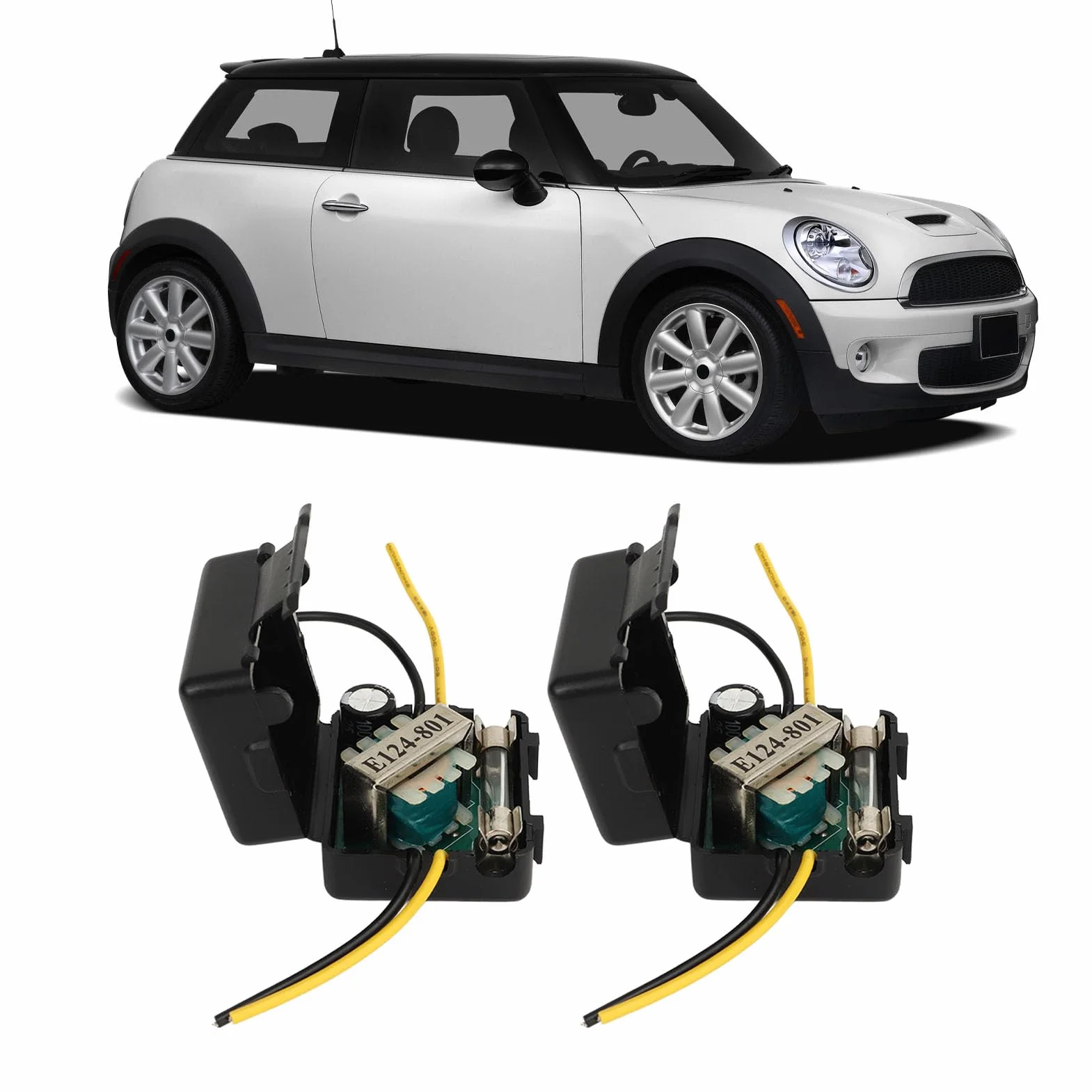 Filtro de Potencia para Automóvil Supresor de Aislamiento de Bucle de Tierra de Ruido Filtro de Ruido de Audio para Automóvil 12V Filtro de Audio Estéreo para Automóvil Reductor