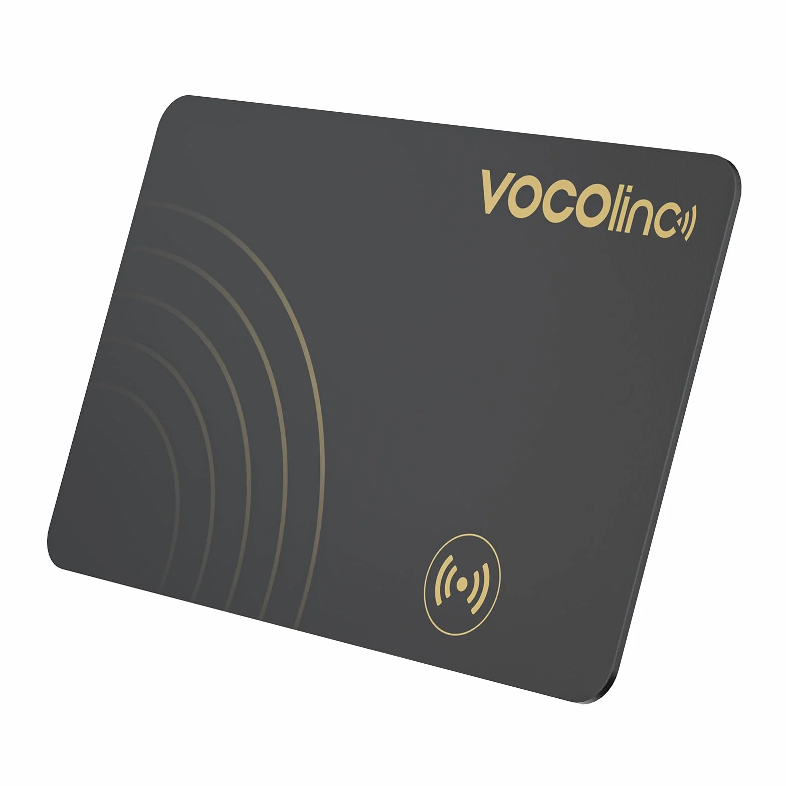 VOCOlinc Wallet Tracker Card Delgado 1.6mm, Smart Tracker Localizador Compatible con Apple Buscar App (Solo iOS, NO para Android), Buscador de Objetos para Cartera, Maletas, Pasaporte, Negro