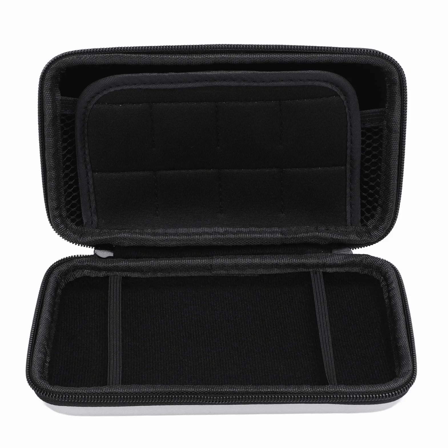 Estuche de Transporte para Consola de Juegos, Bolsa de Viaje Protectora Dura para el Nuevo 2DS XL, 2DS LL, Nuevo 3DS, 3DS con Soporte para Cartuchos de 8 Ranuras, Liviano y
