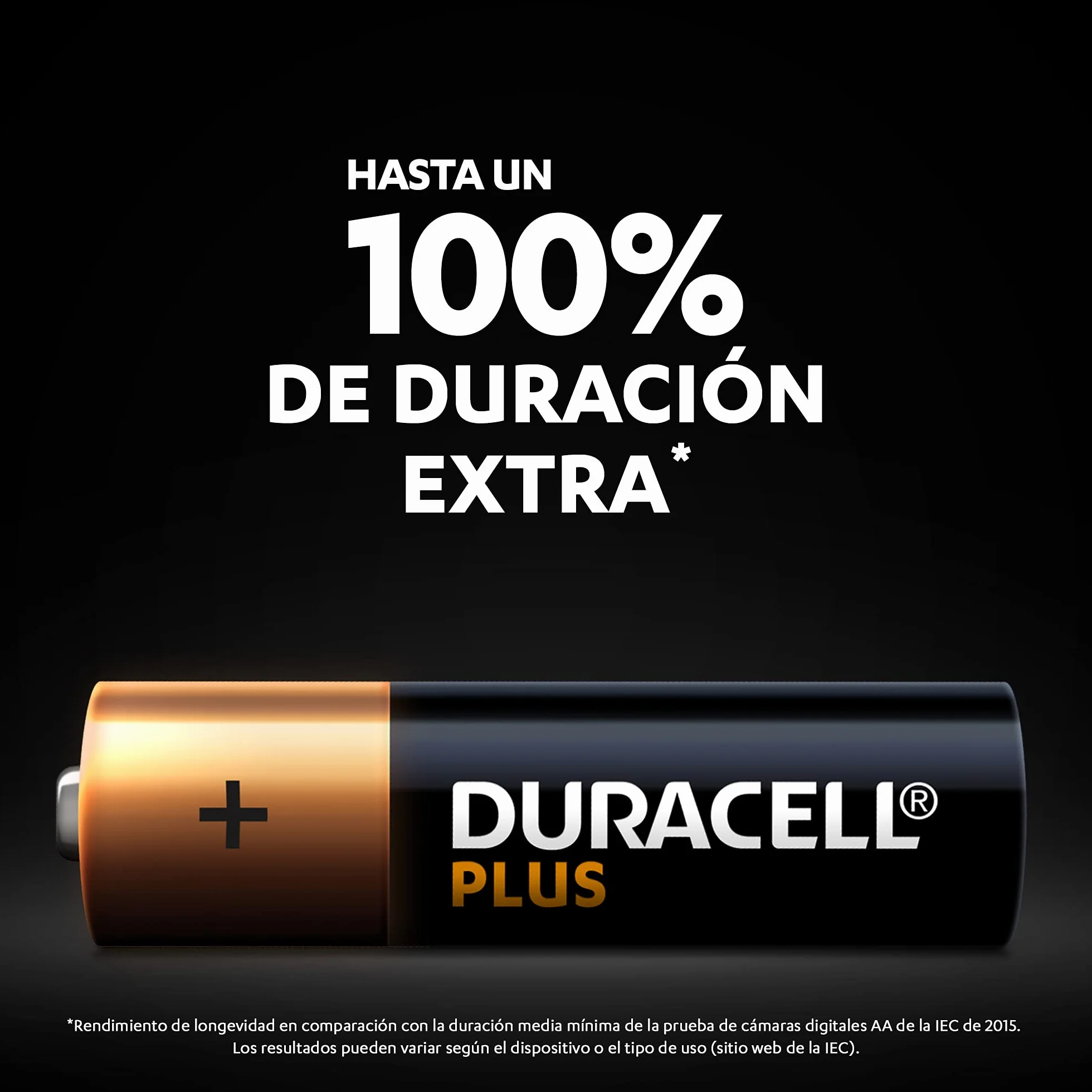 DURACELL Plus Pilas AA 1,5 V Alcalinas Paquete 24 MN1500