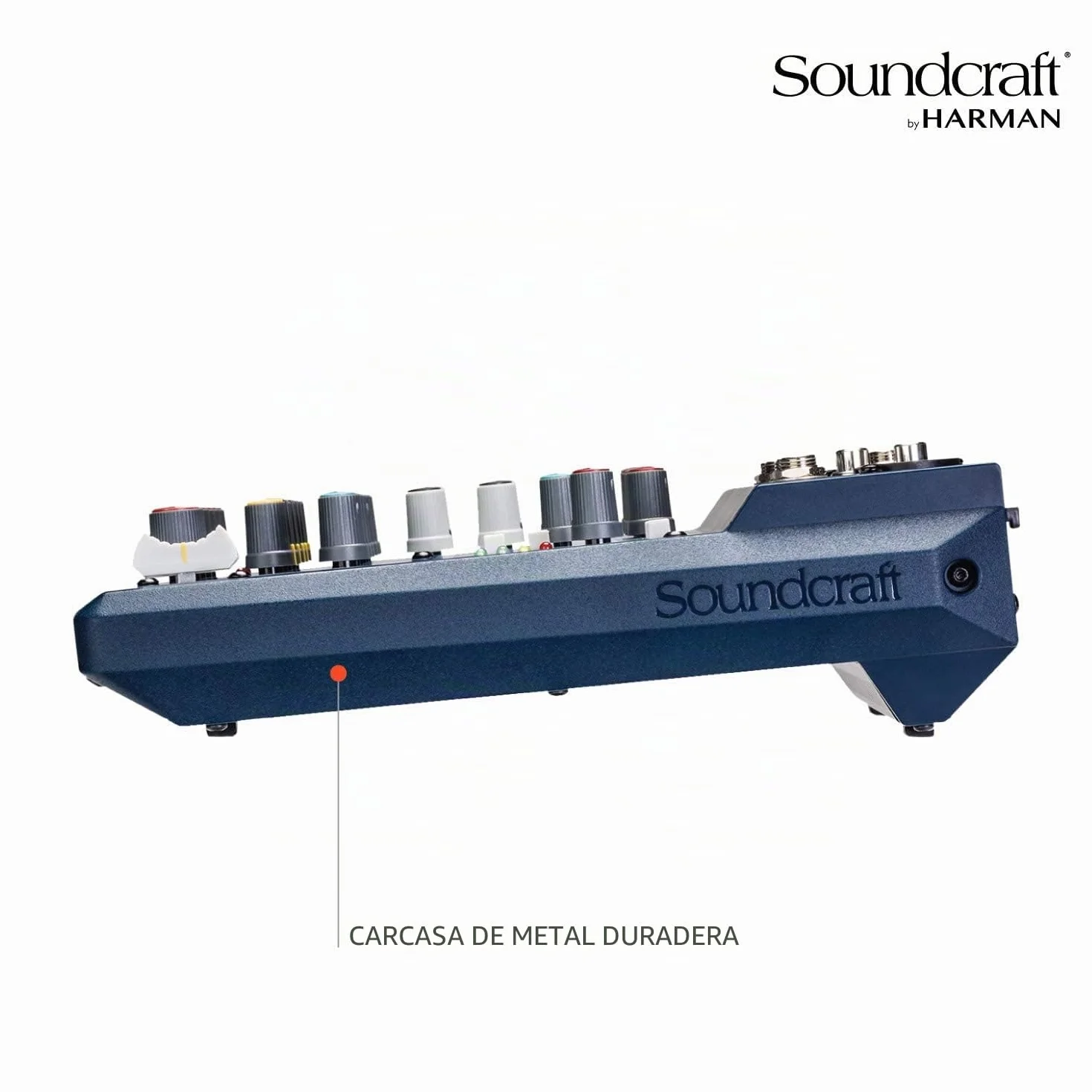 Soundcraft Notepad-8FX Consola de mezclas analógica de formato pequeño con E/S USB y efectos Lexicon