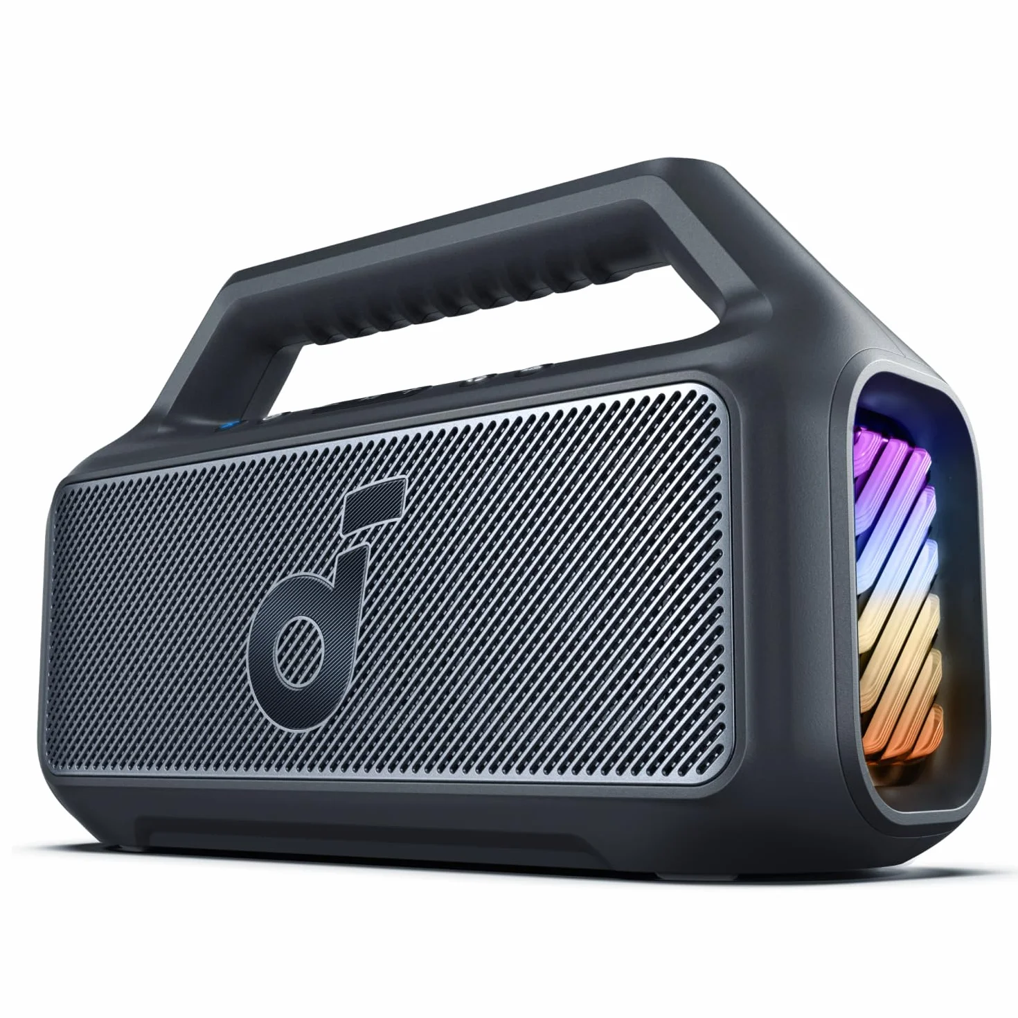 Soundcore Boom 2 Altavoz Bluetooth 80W Subwoofer BassUp™ 24h IPX7 Luces RGB USB-C