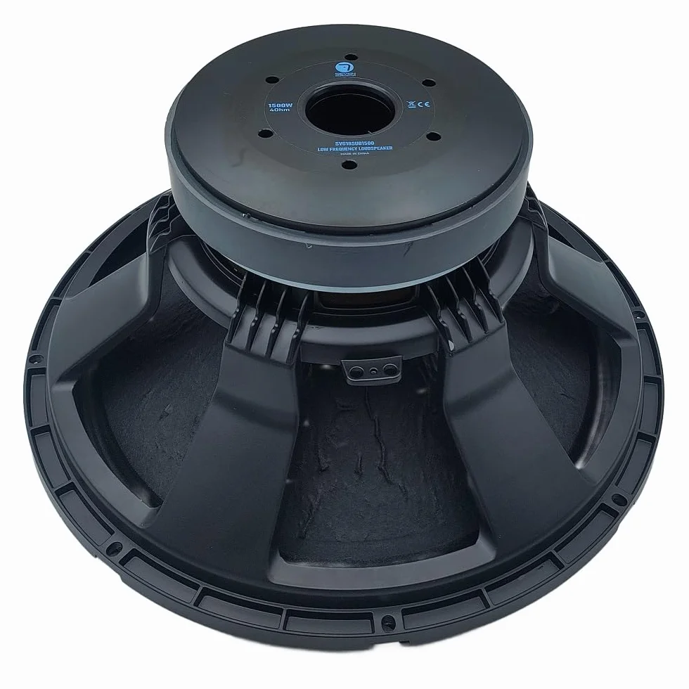 Seven Soundvector SVG18SUB1500/4 Subwoofer 18 Pulgadas Altavoz Profesional de Grave Sub-Grave 4 Ohm 1500 AES 3000W Peak