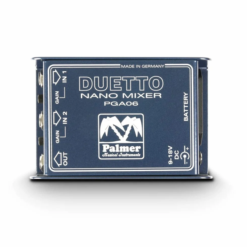 Palmer DUETTO Mezclador de Guitarra y Línea