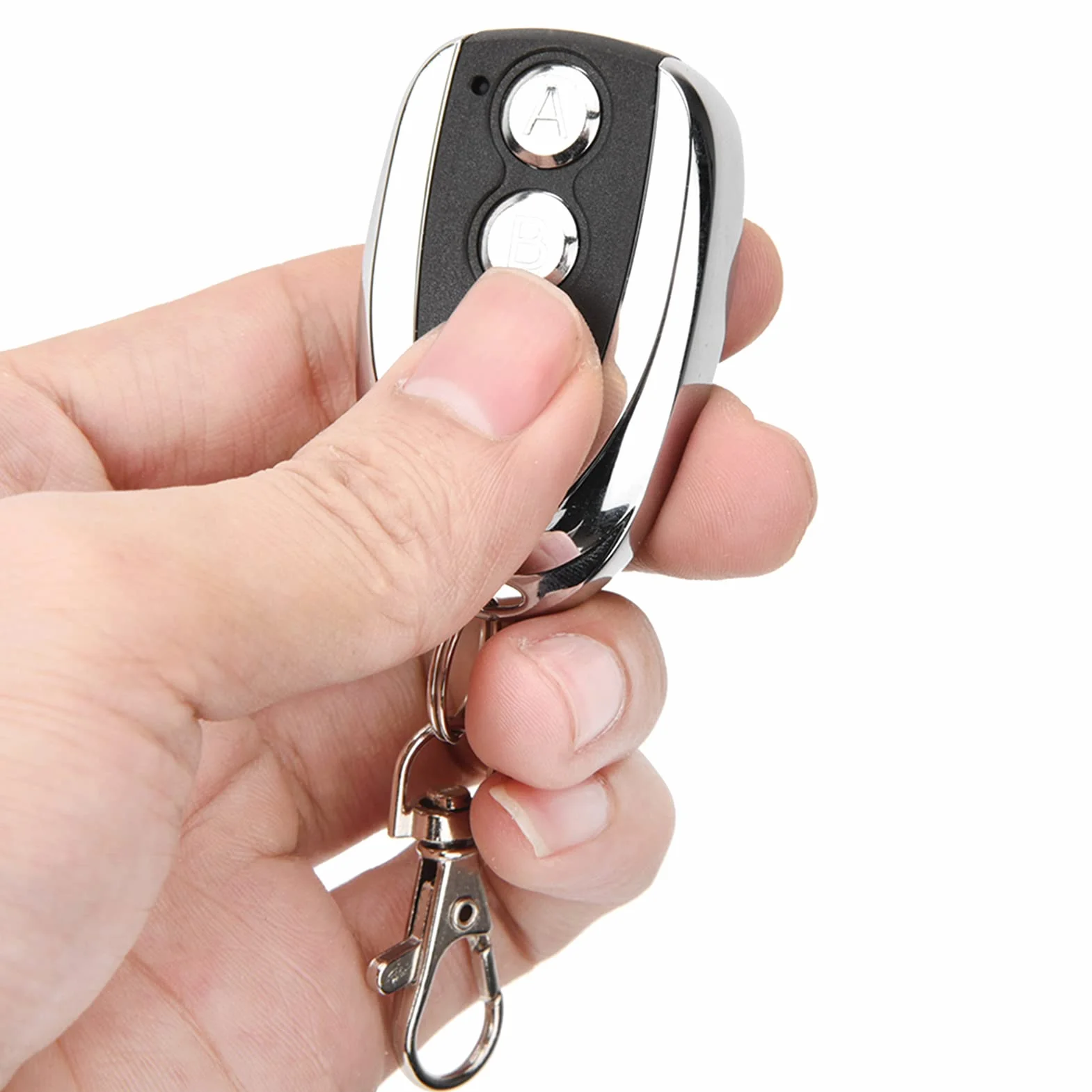 Duplicador de Mando a Distancia Universal de 433MHz con Función de Copia de Tiempos para Puerta de Garaje, Motocicleta, Alarma de Coche, Seguridad del Hogar